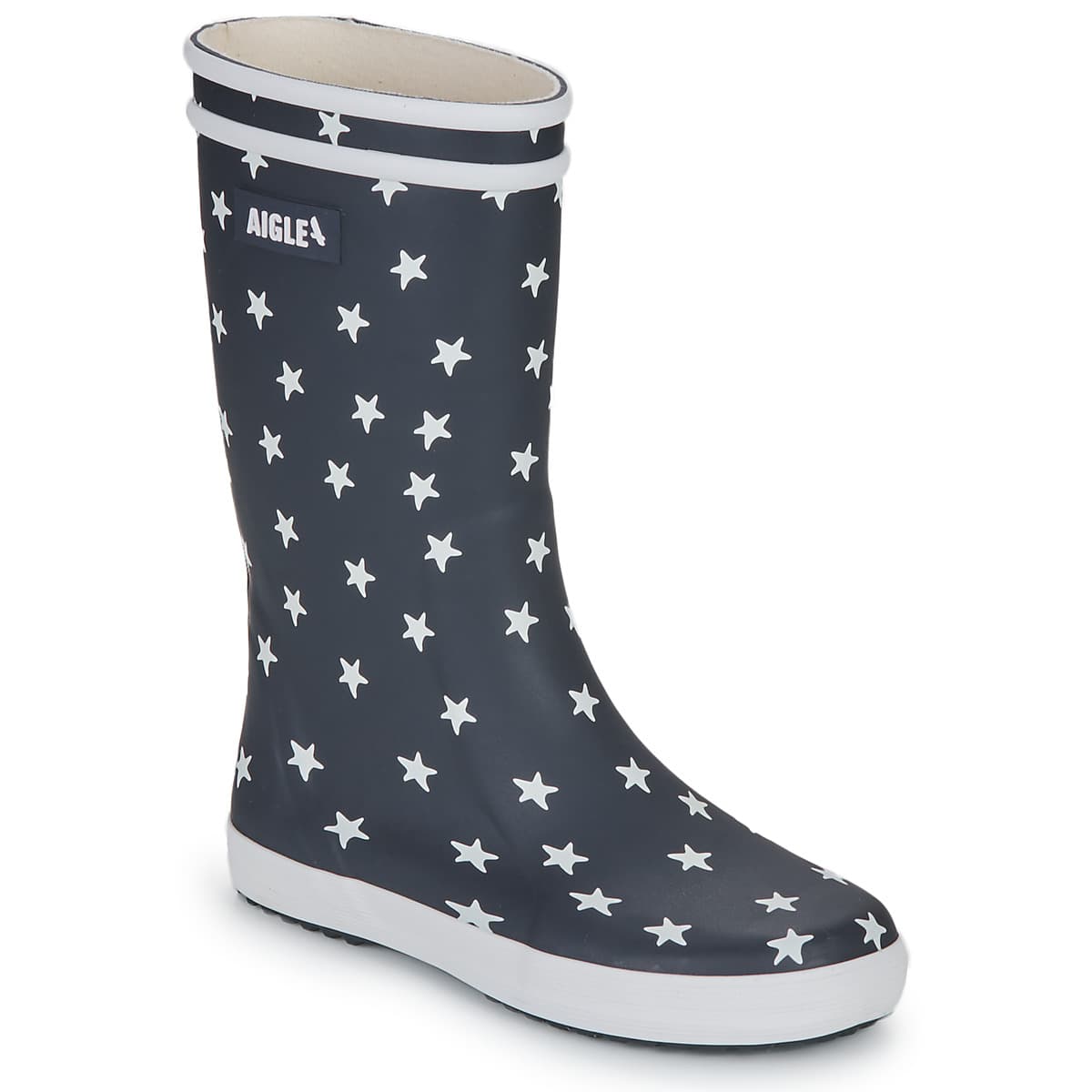 Boys' Wellington Boots Aigle Blue