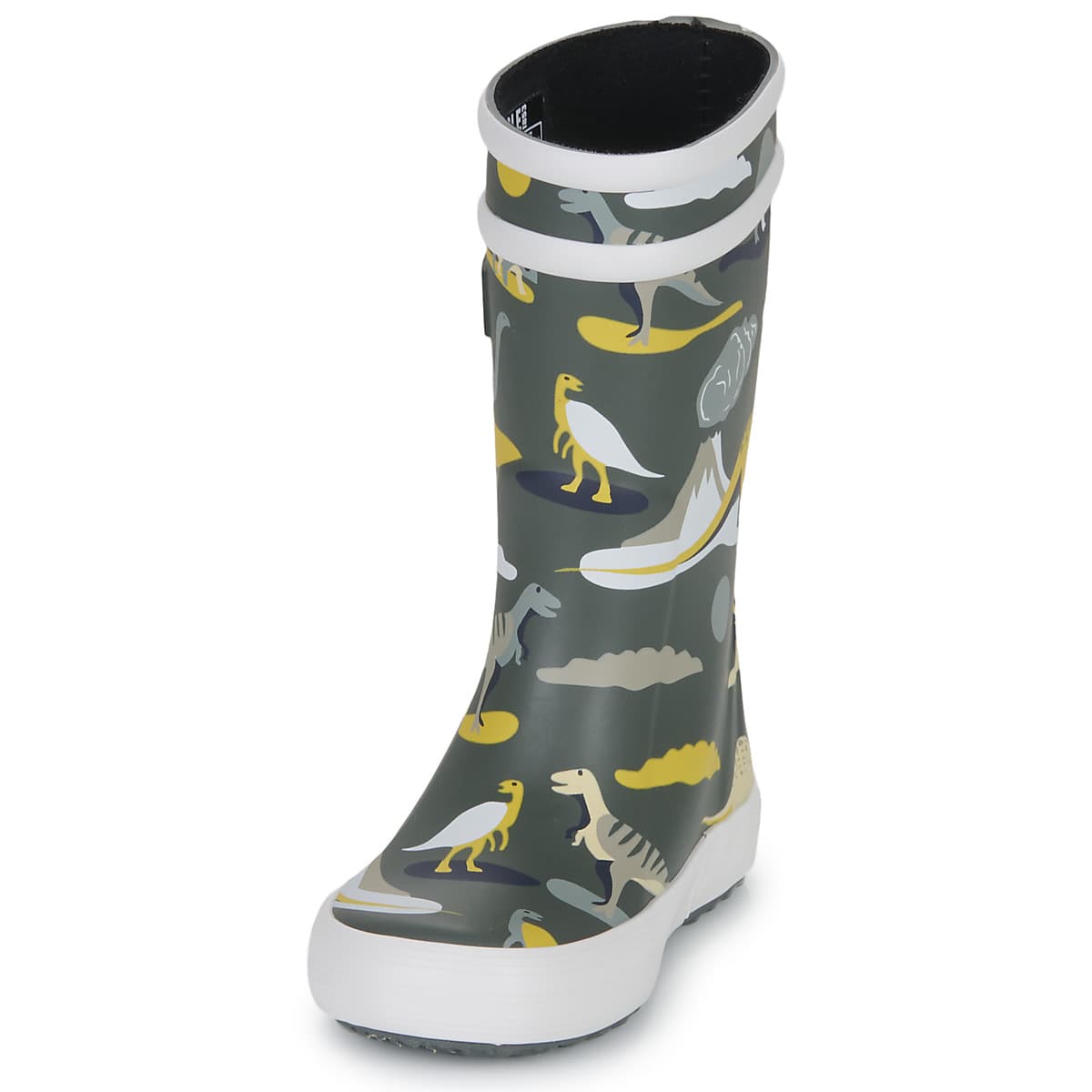 Girls' Wellington Boots Aigle Khaki