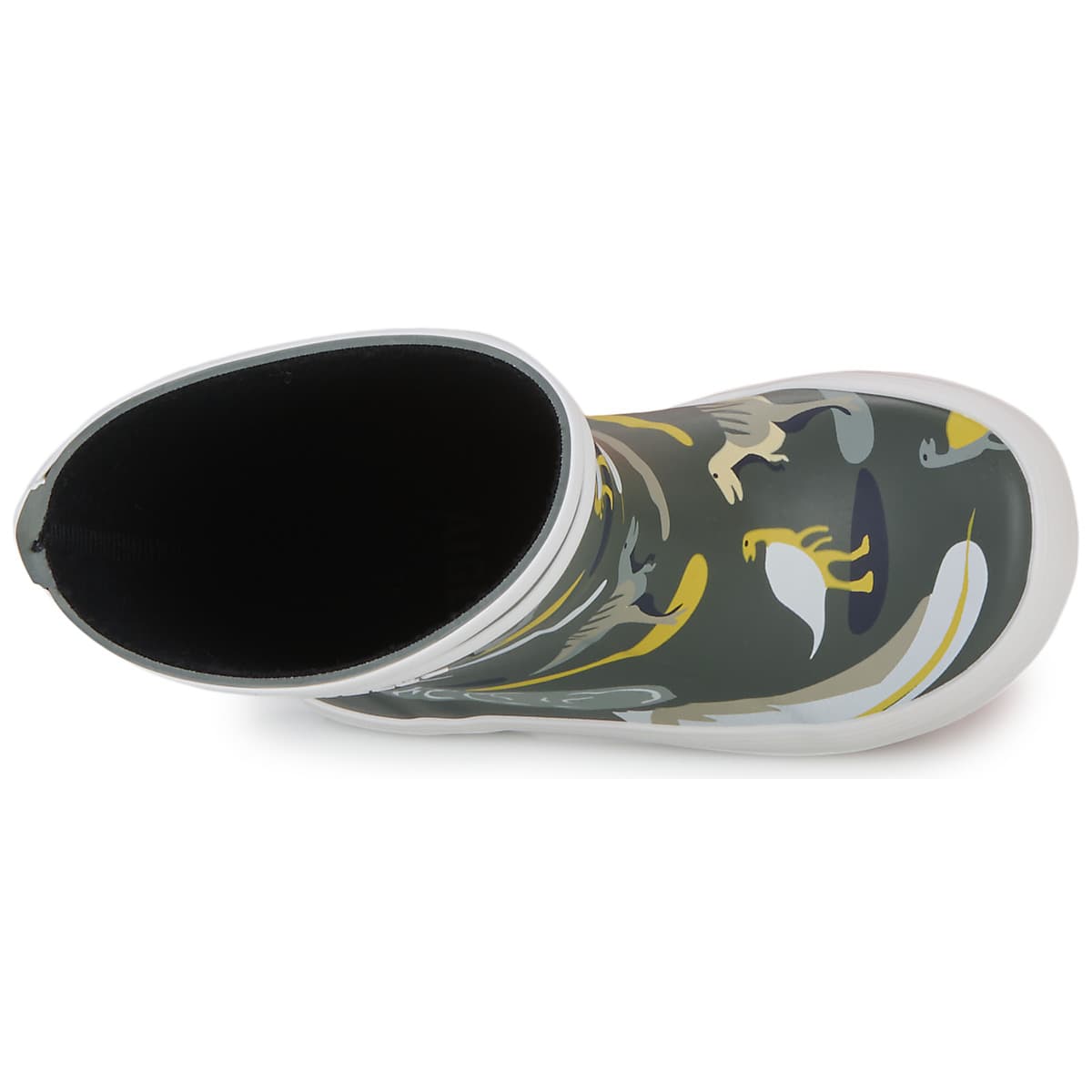 Girls' Wellington Boots Aigle Khaki