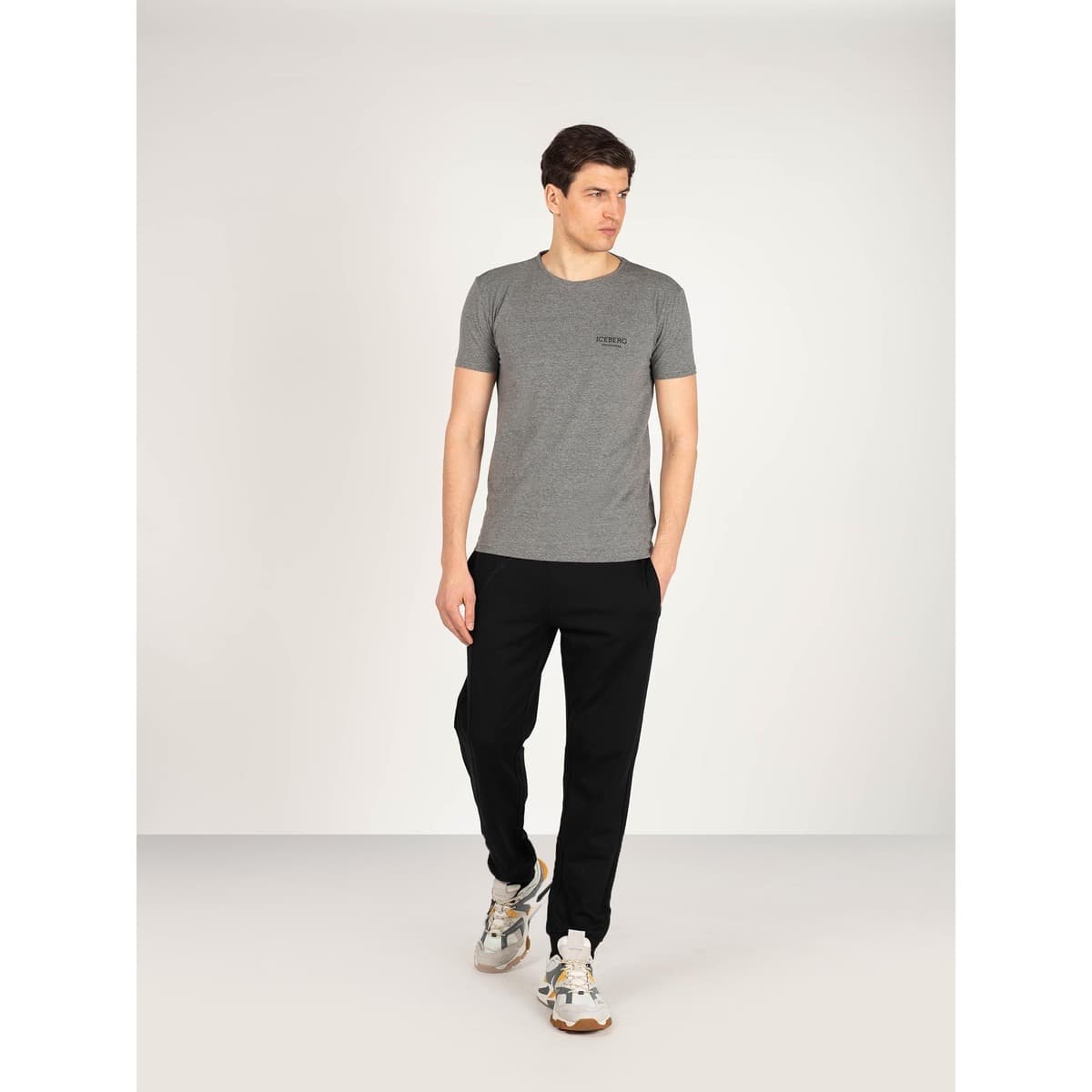 Men's T-Shirts Iceberg Gray