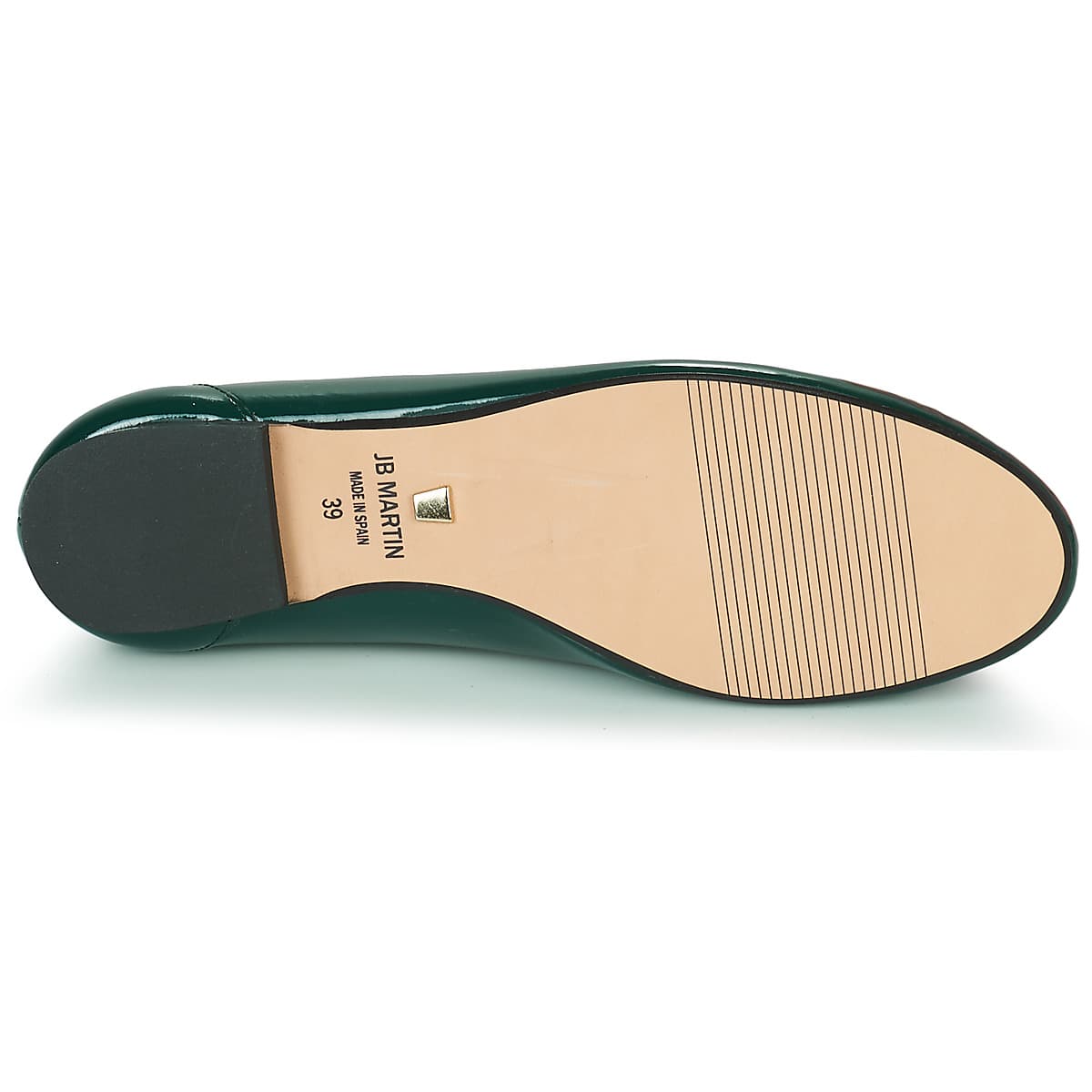 Women's Ballet Flats JB Martin Green