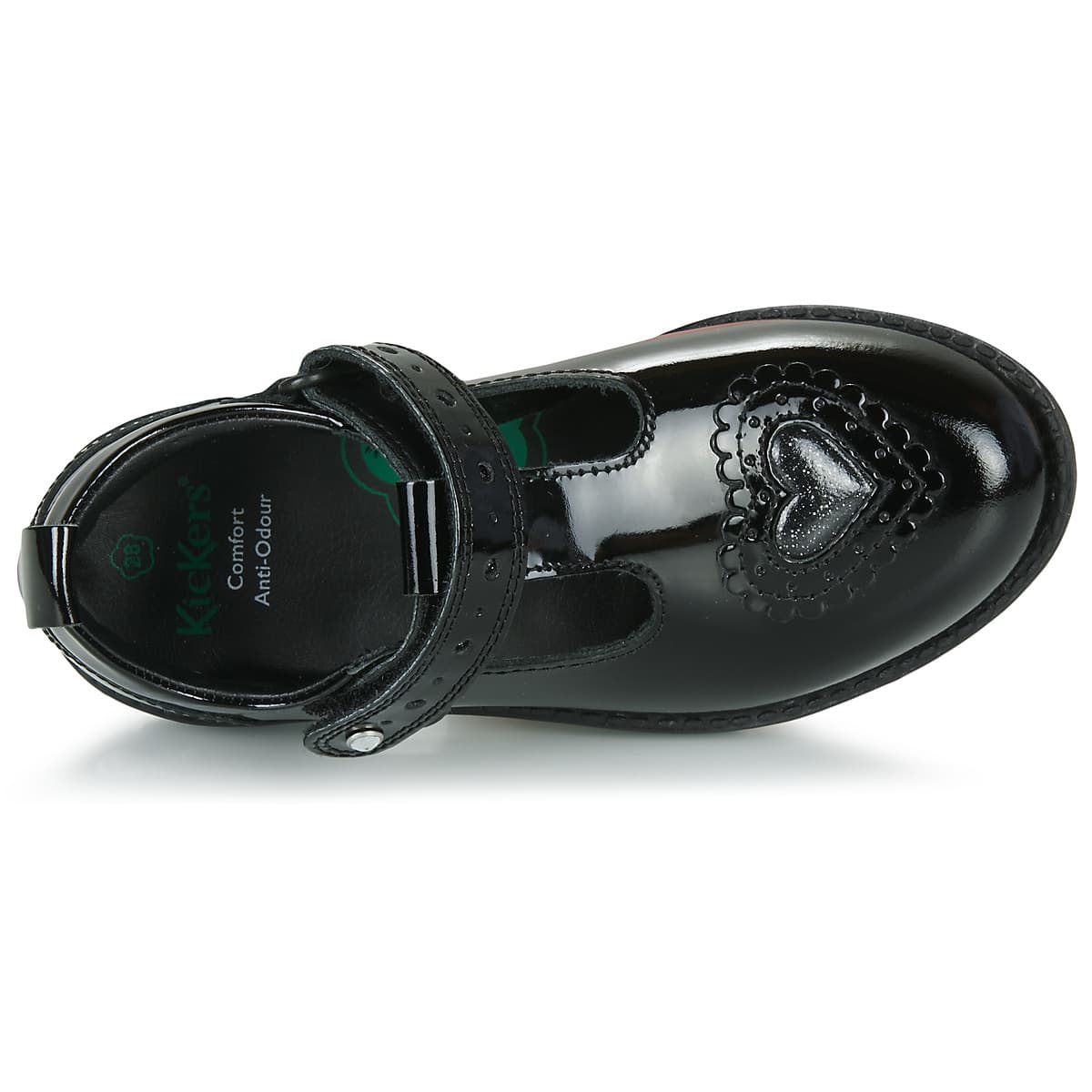 Women's Ballet Flats Kickers Black