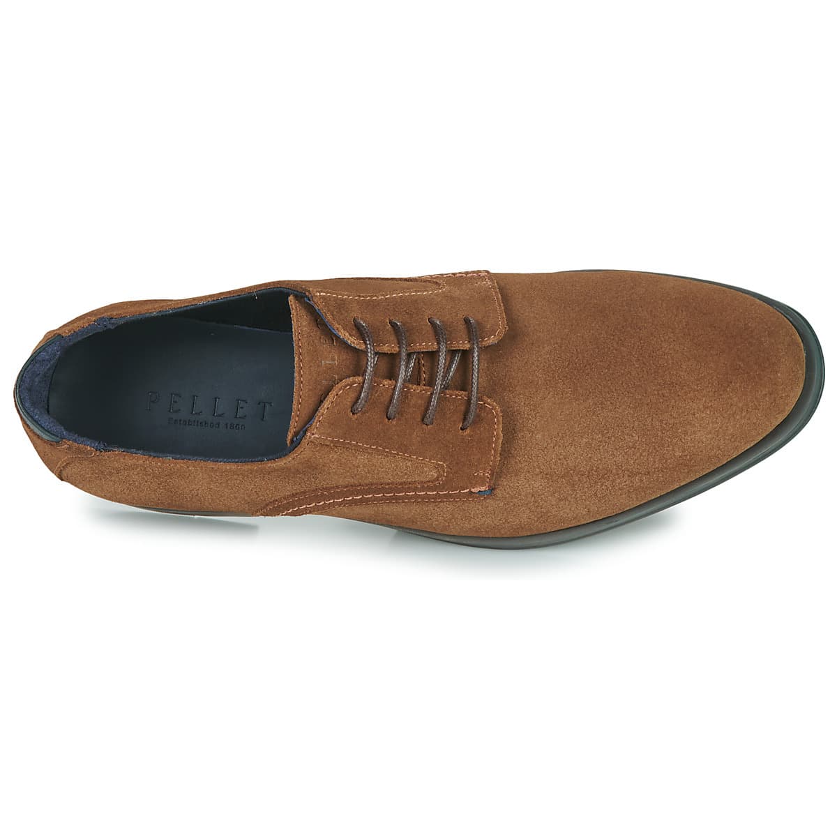 Men's Derby Shoes Pellet Brown