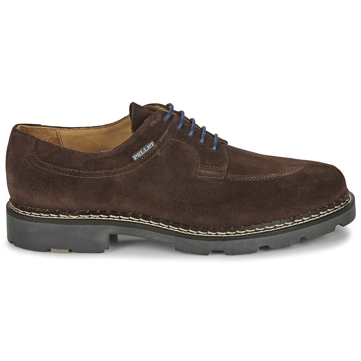 Men's Derby Shoes Pellet Brown