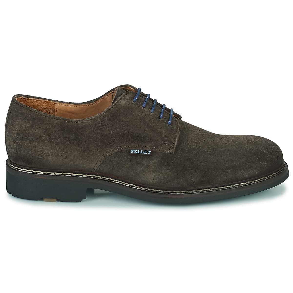 Men's Derby Shoes Pellet Brown