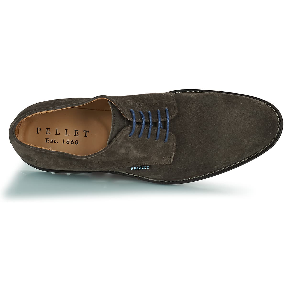 Men's Derby Shoes Pellet Brown