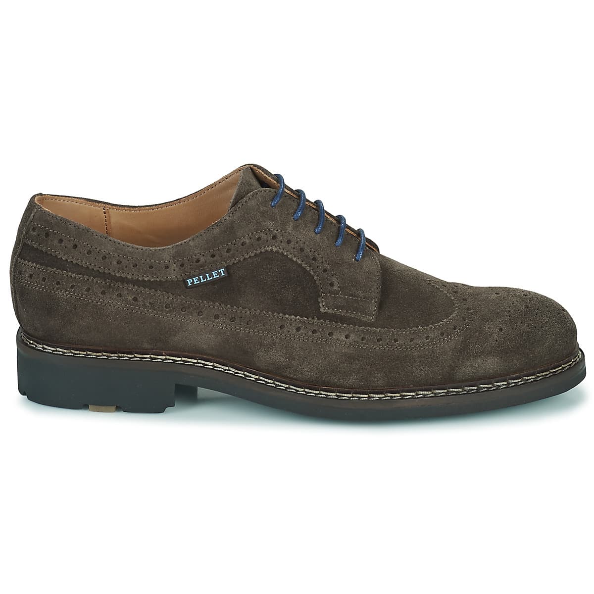 Men's Derby Shoes Pellet Brown