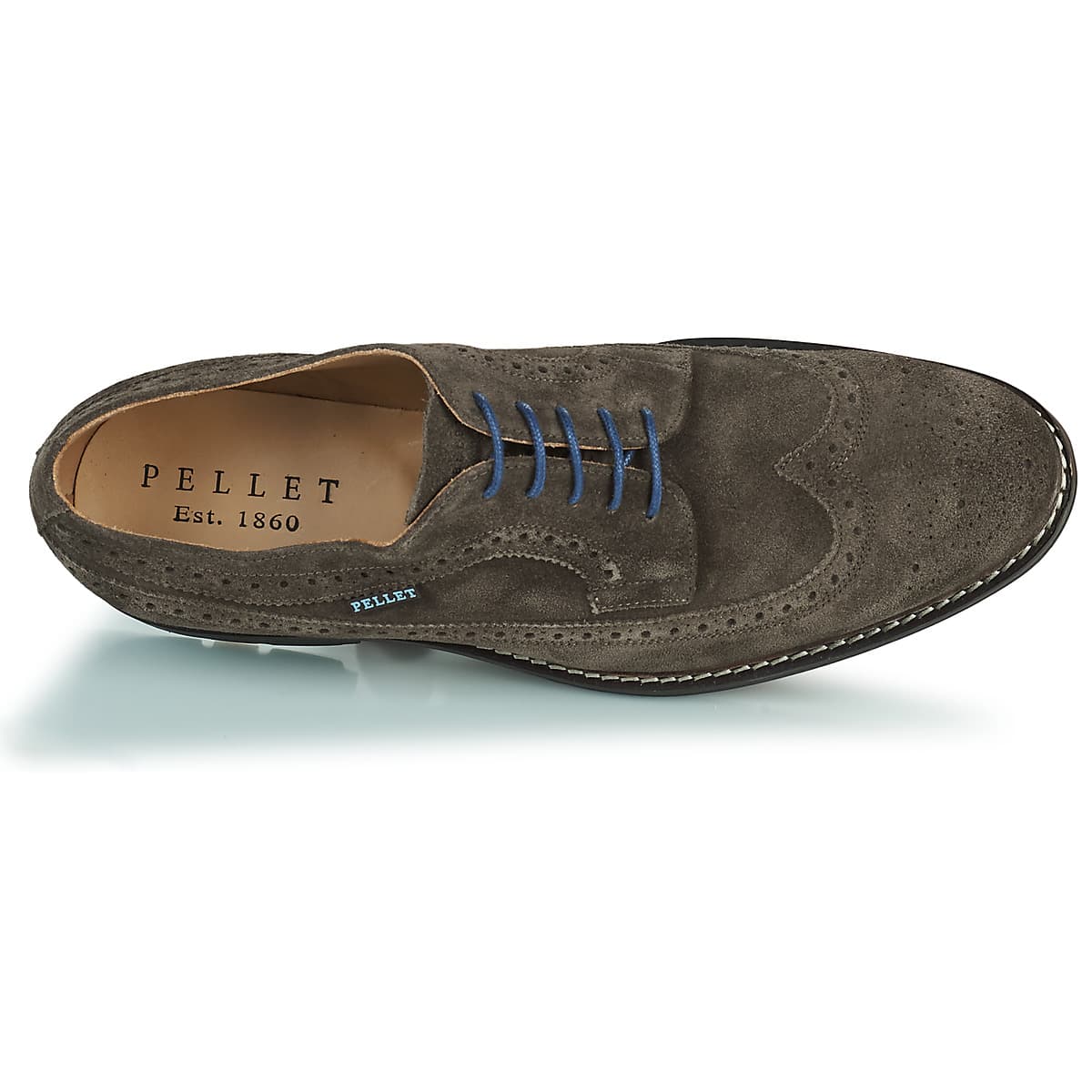Men's Derby Shoes Pellet Brown