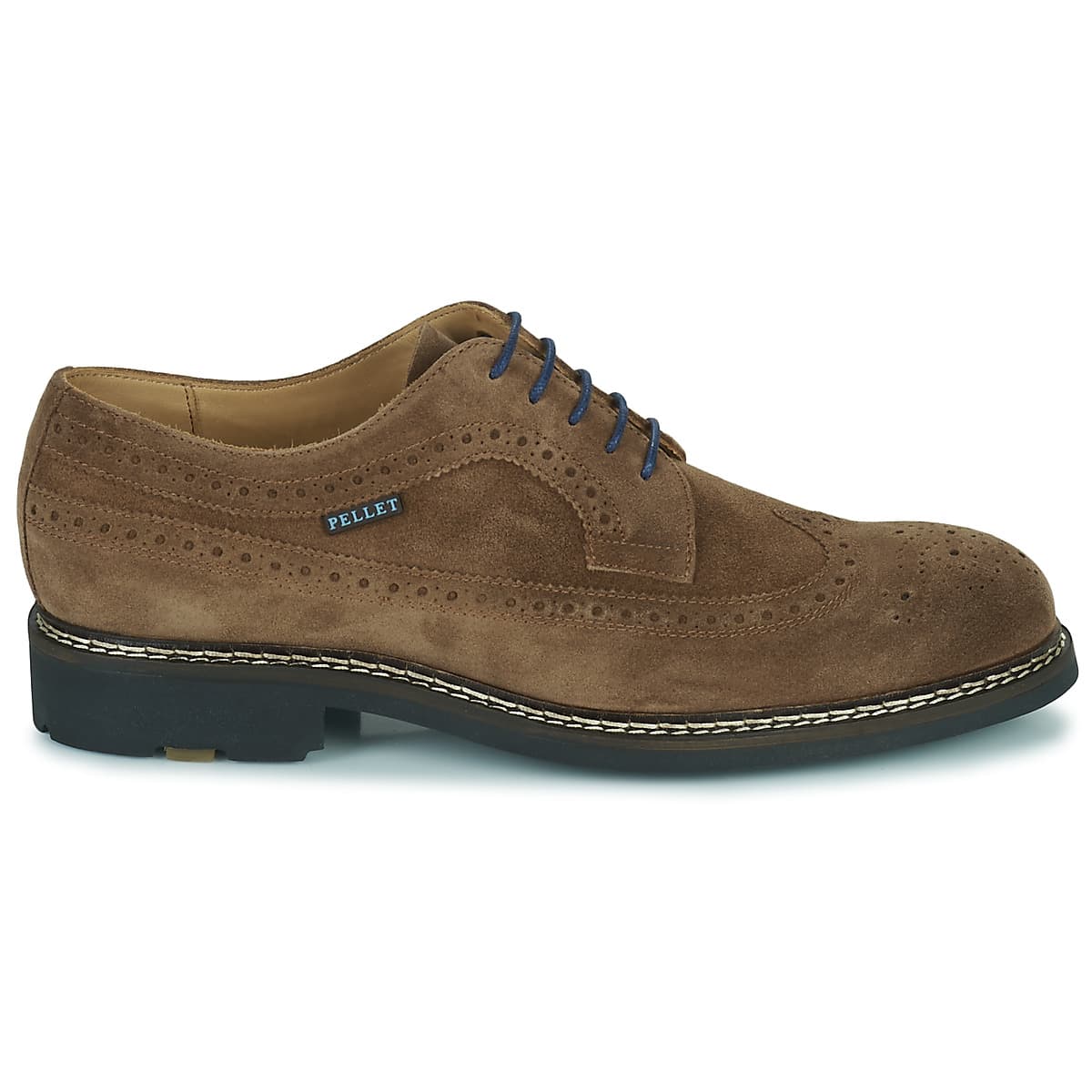 Men's Derby Shoes Pellet Brown