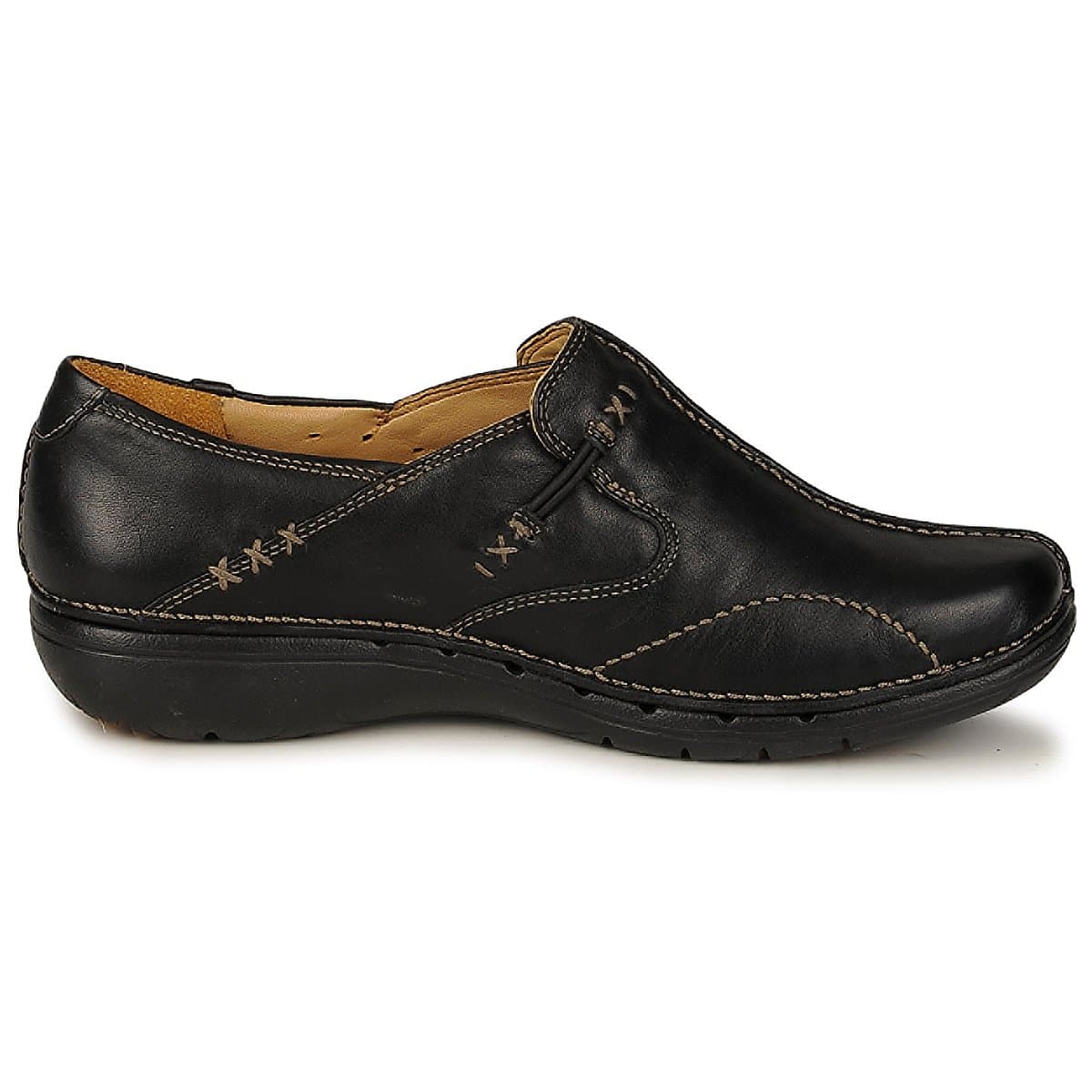 Women's Derby Shoes Clarks Black