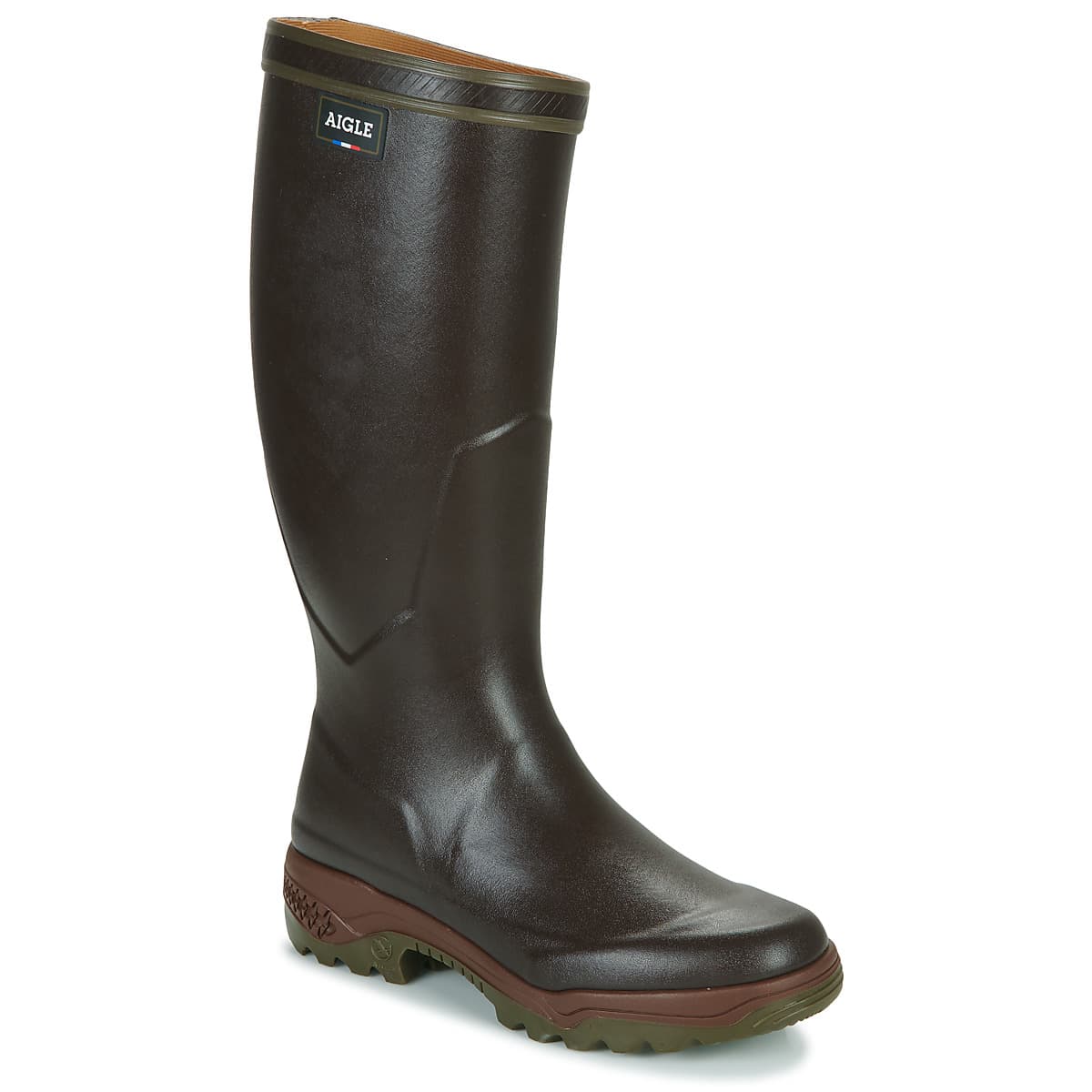 Men's Wellington Boots Aigle Brown