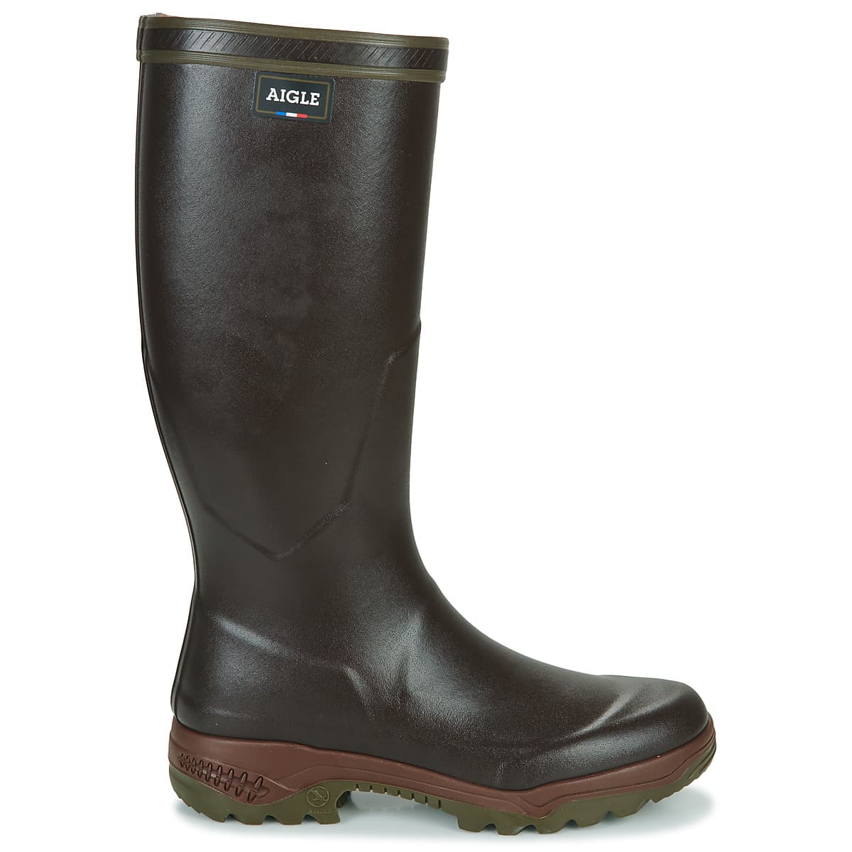 Men's Wellington Boots Aigle Brown