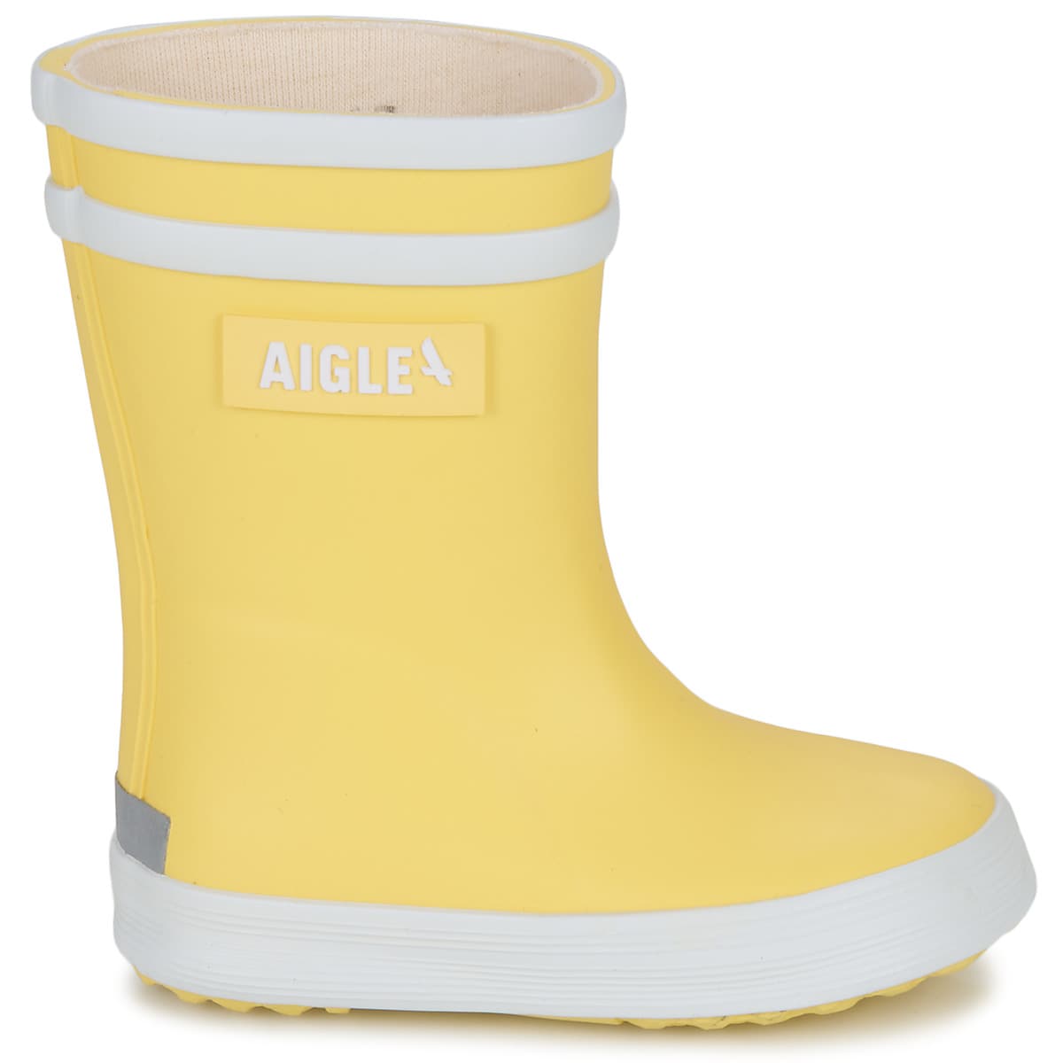 Boys' Wellington Boots Aigle Yellow
