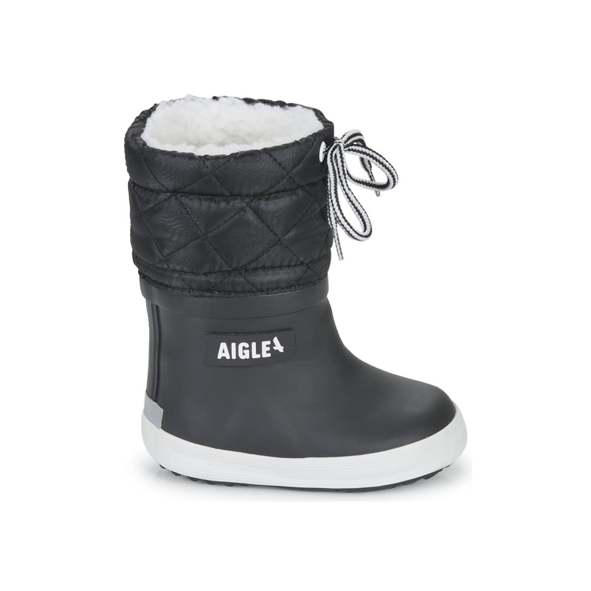 Boys' Wellington Boots Aigle Black