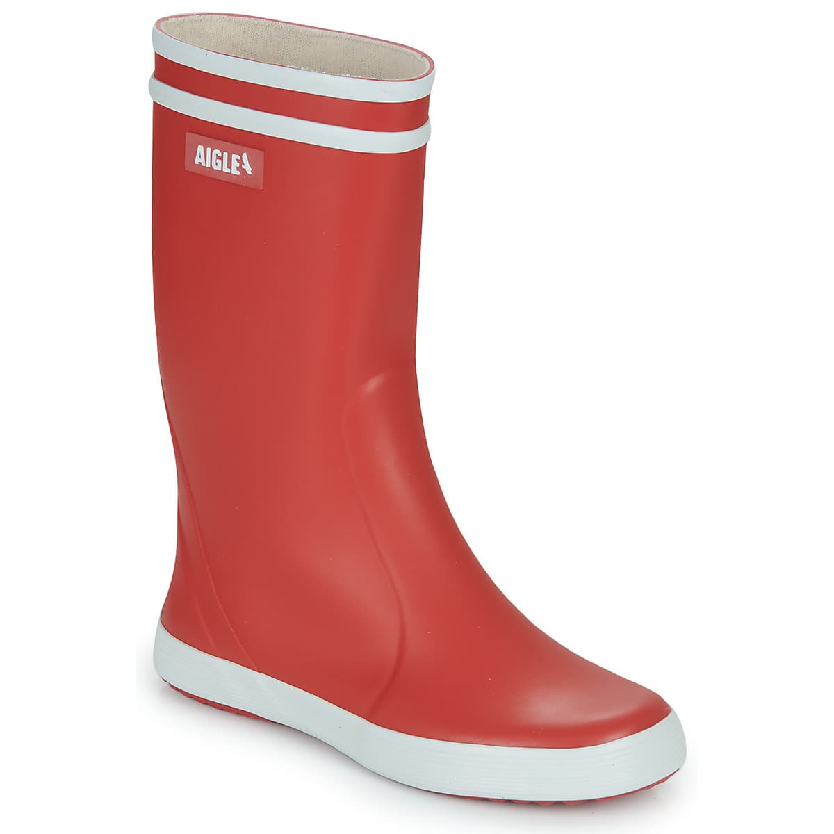 Boys' Wellington Boots Aigle Red