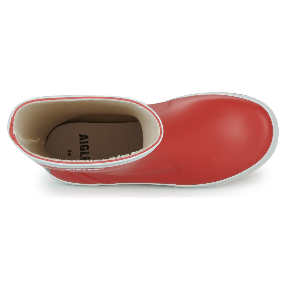 Boys' Wellington Boots Aigle Red