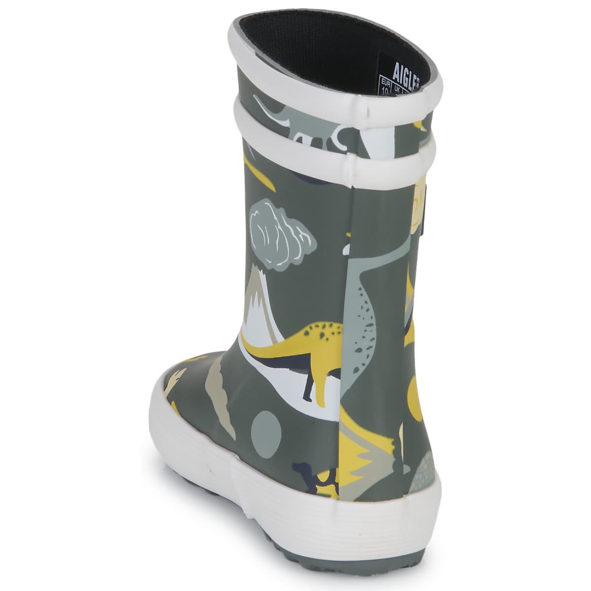Boys' Wellington Boots Aigle Gray