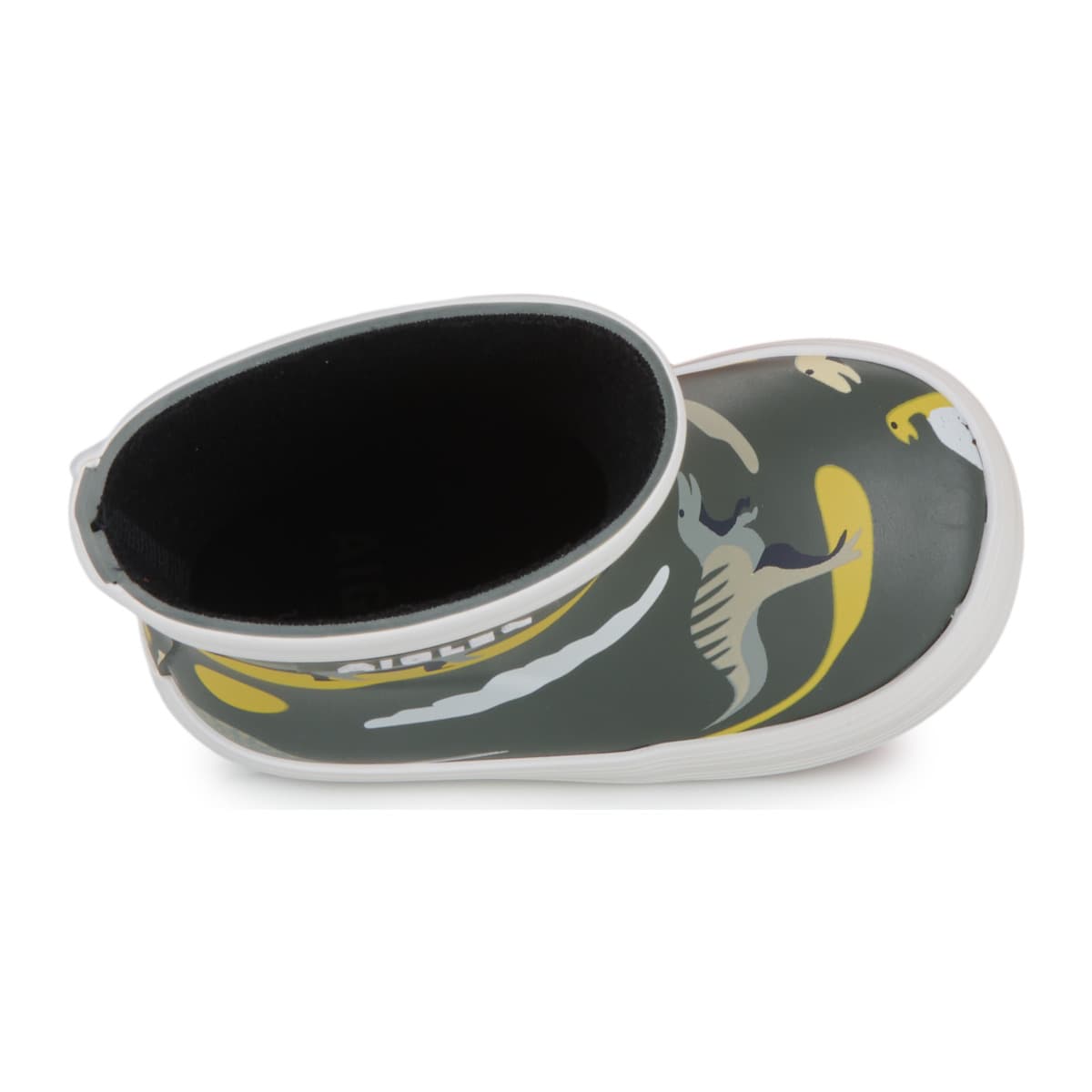 Boys' Wellington Boots Aigle Gray