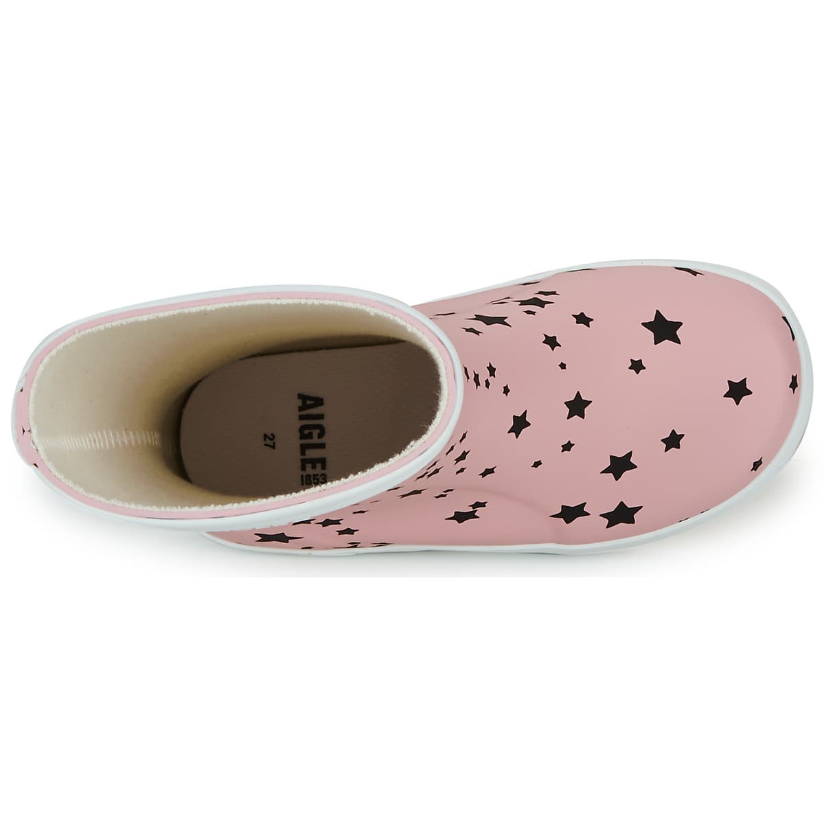 Girls' Wellington Boots Aigle Pink