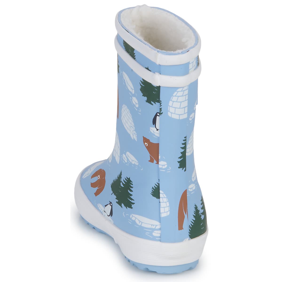 Boys' Wellington Boots Aigle Blue