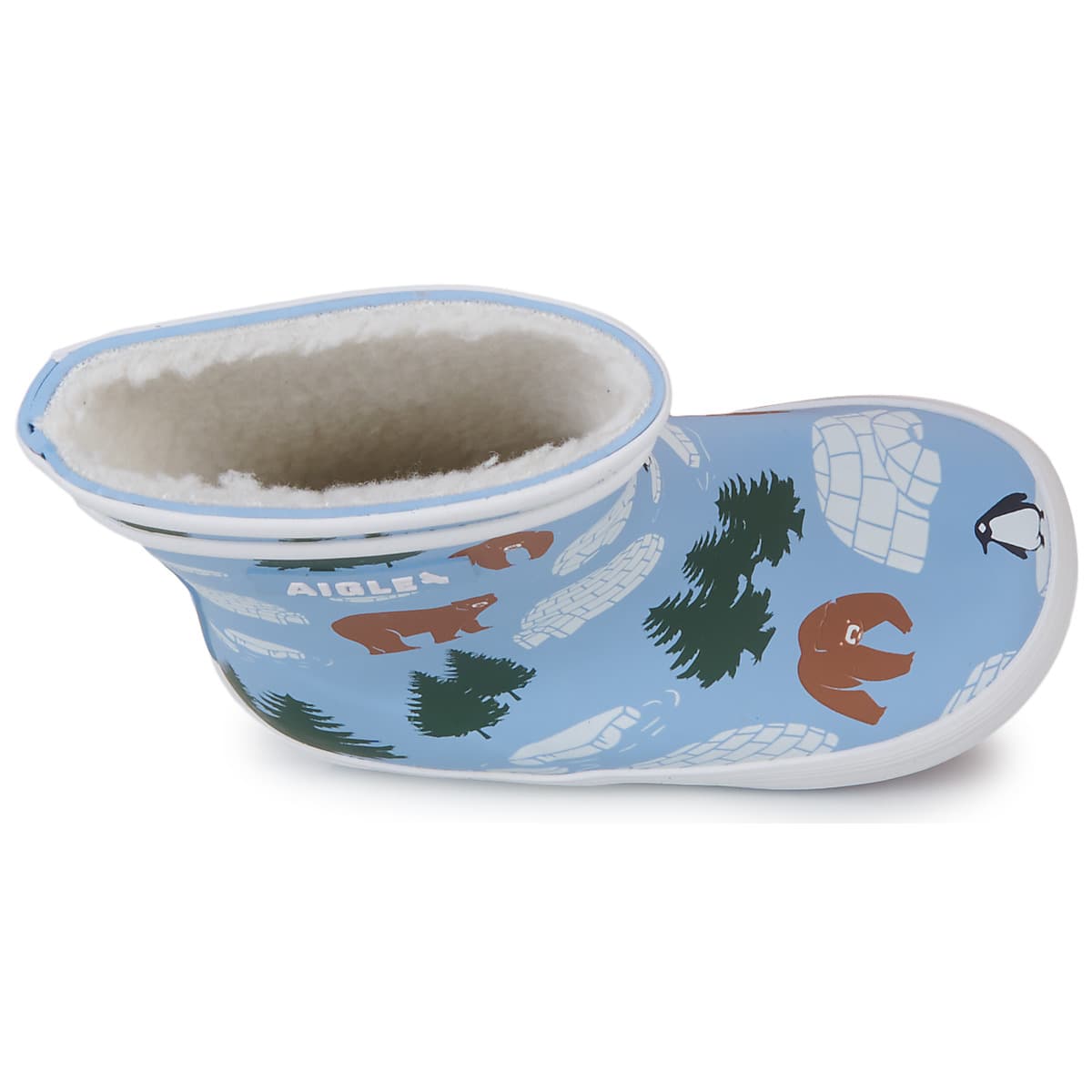 Boys' Wellington Boots Aigle Blue