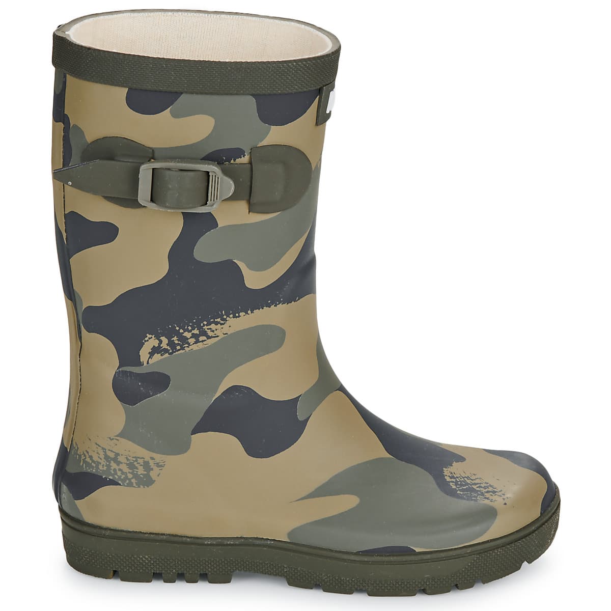 Boys' Wellington Boots Aigle Green