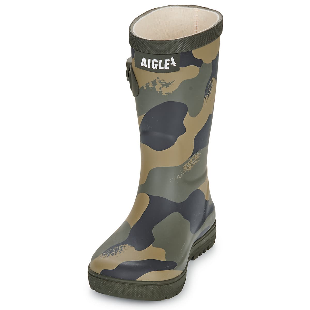 Boys' Wellington Boots Aigle Green