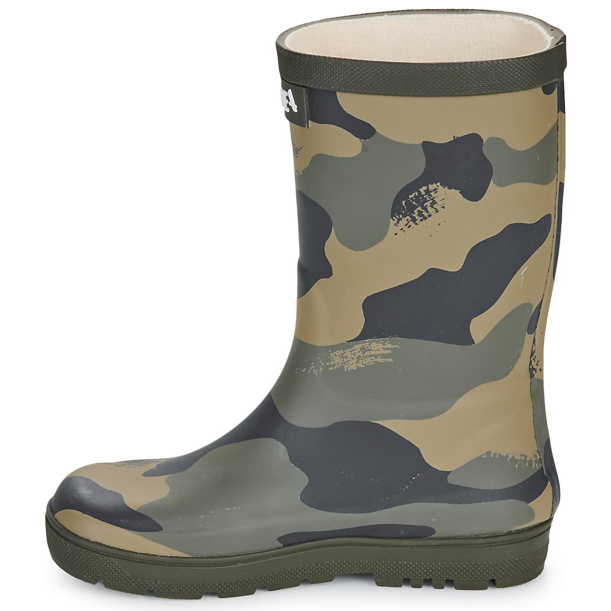 Boys' Wellington Boots Aigle Green