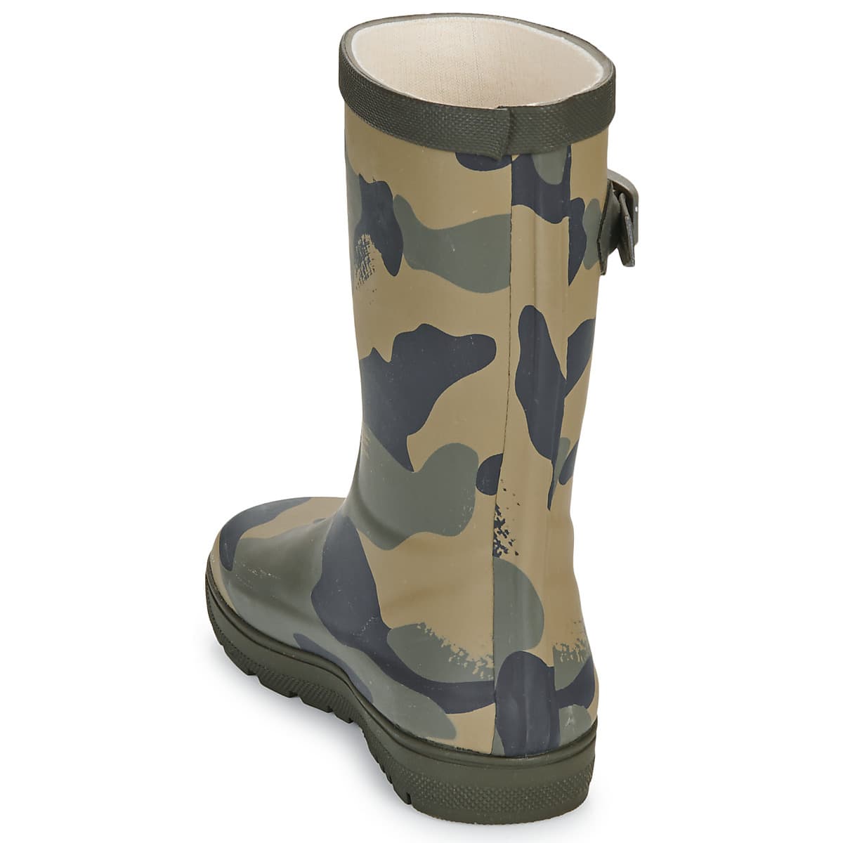Boys' Wellington Boots Aigle Green