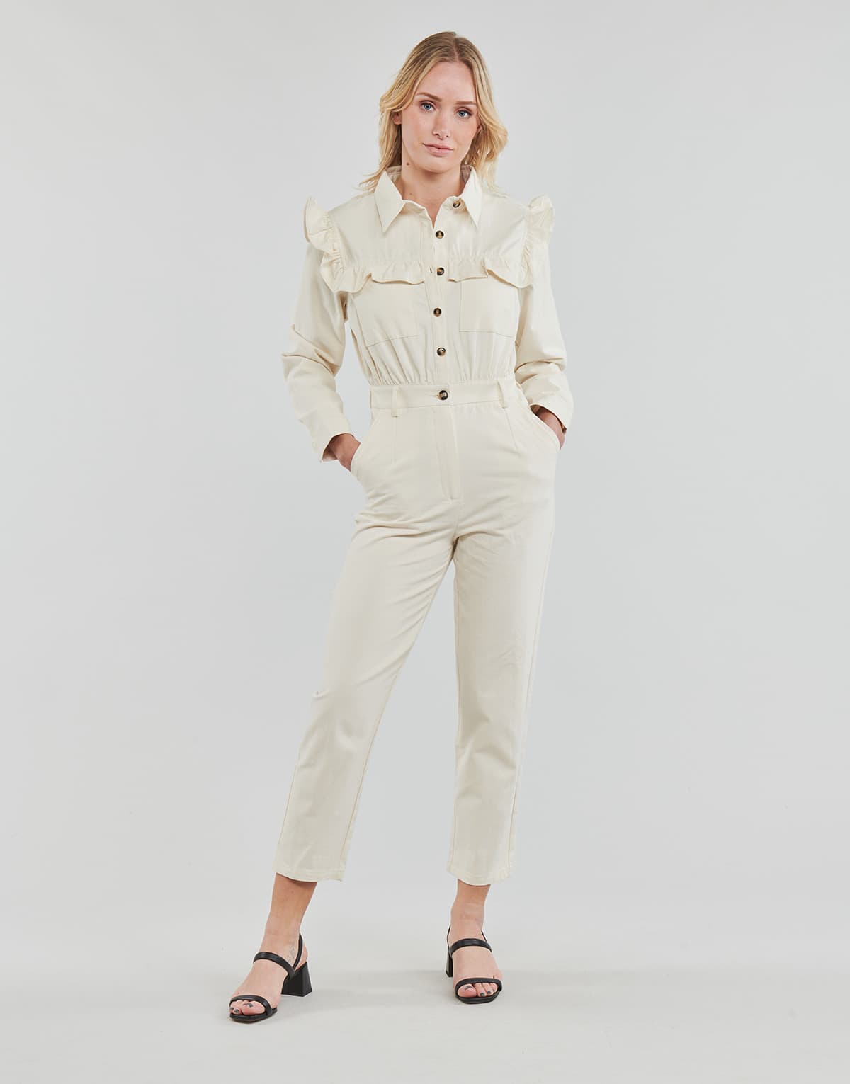 Women's Jumpsuits Betty London White
