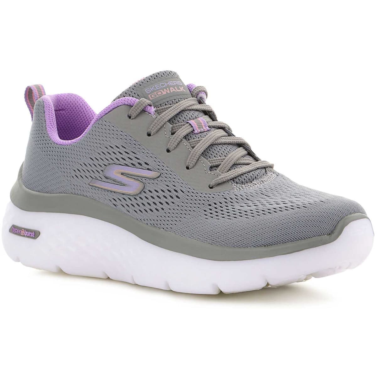 Skechers Hyper Burst Γυναικεία Sneakers Γκρι 124578-GYPR
