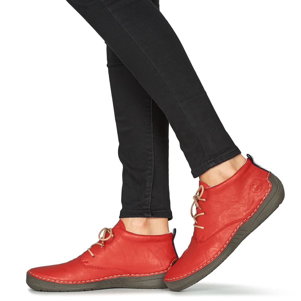 Women's Derby Shoes Rieker Red