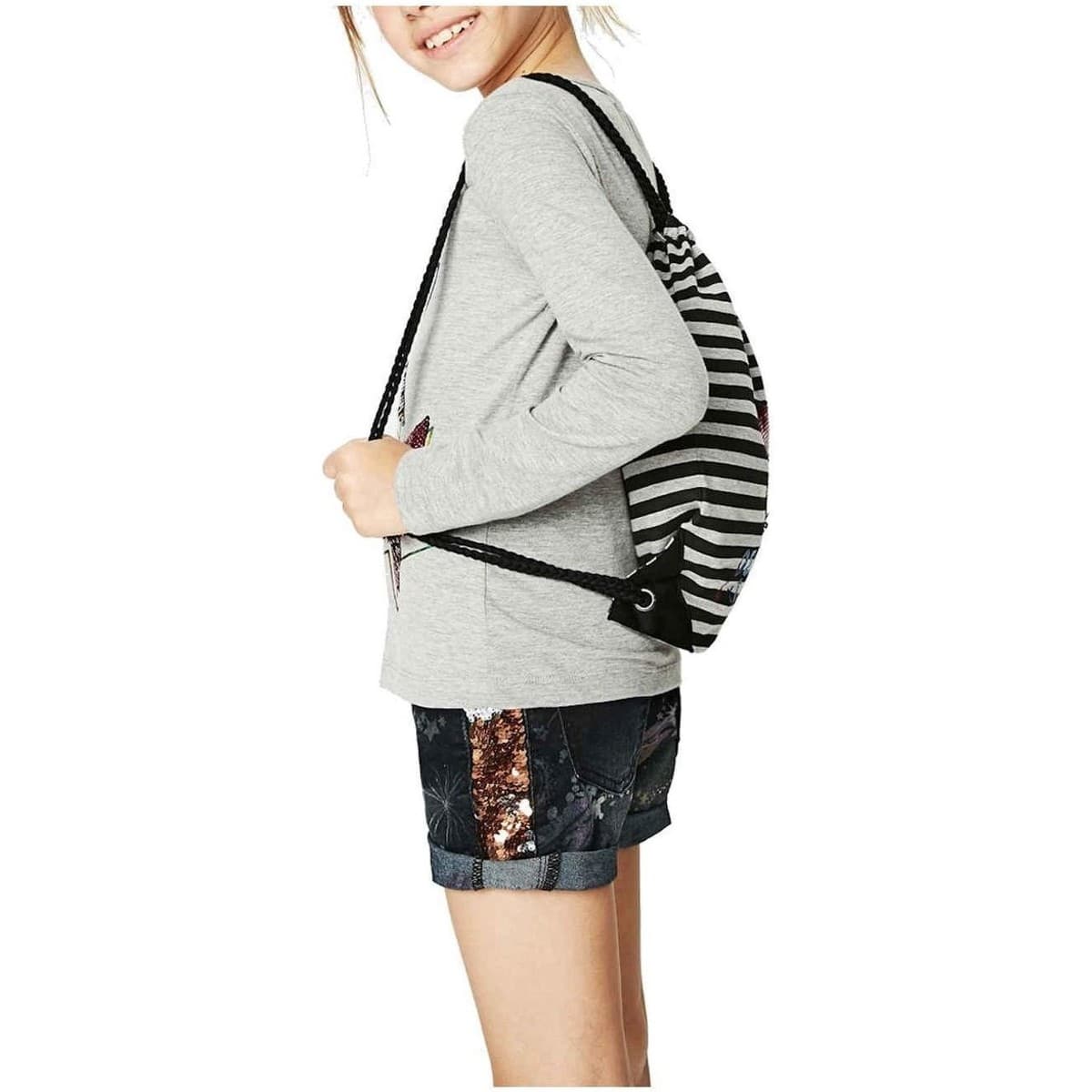 Girls' T-Shirts Desigual Gray