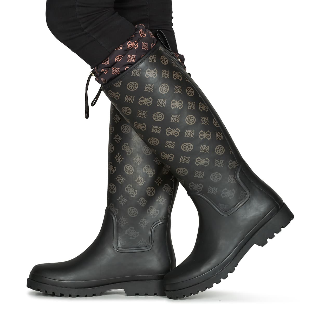 Women's Wellington Boots Guess Black