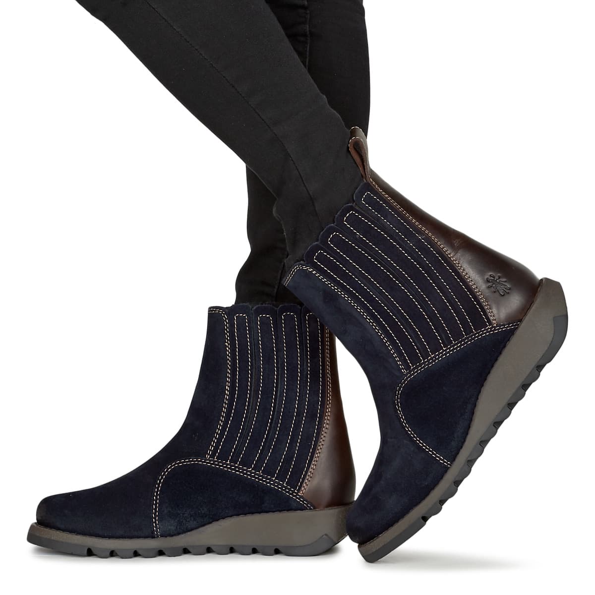 Women's Boots Fly London Blue