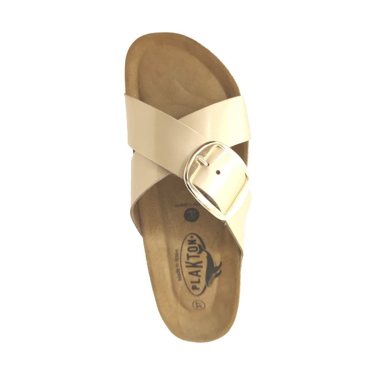 Women's Mules Plakton Gold