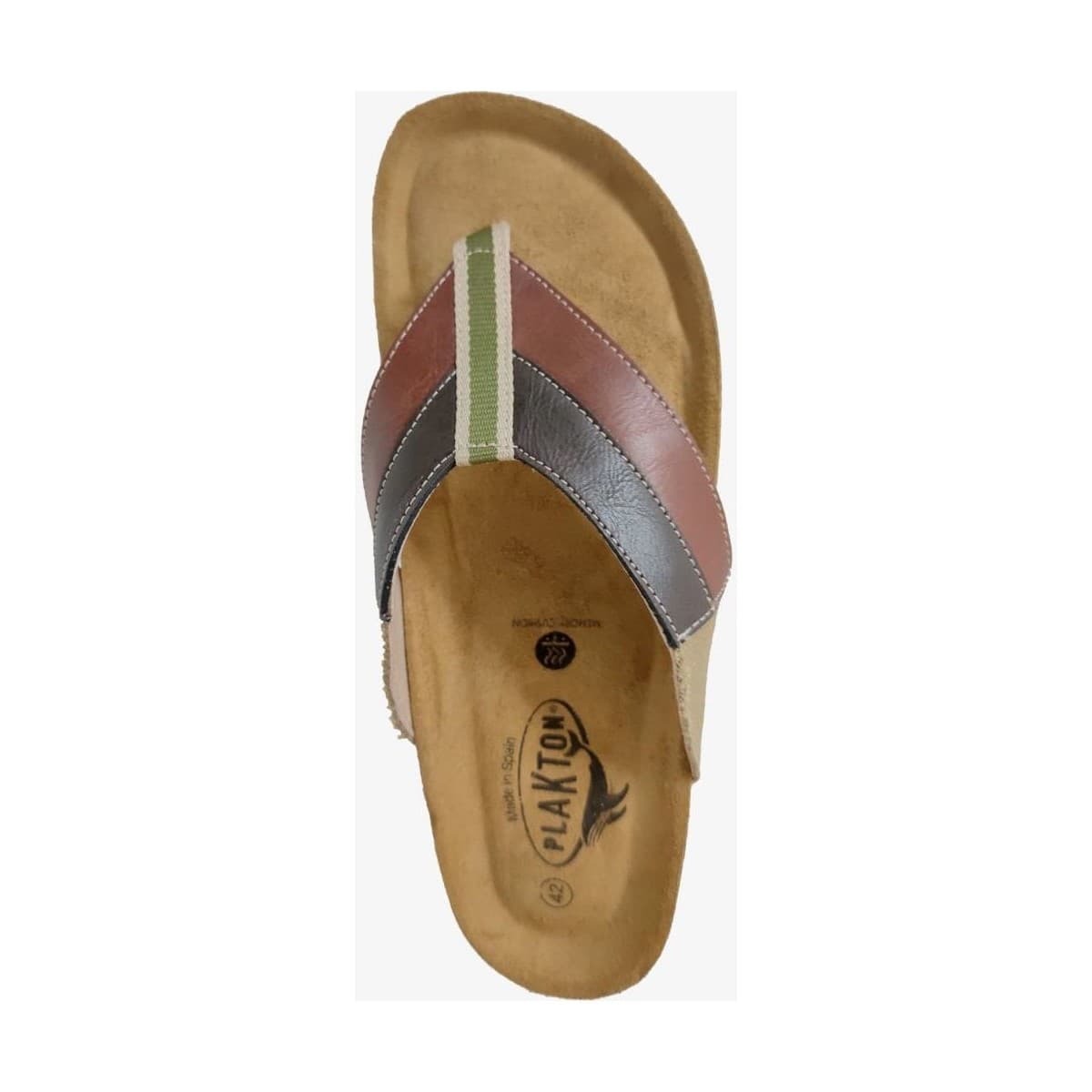 Men's Flip Flops Plakton Brown