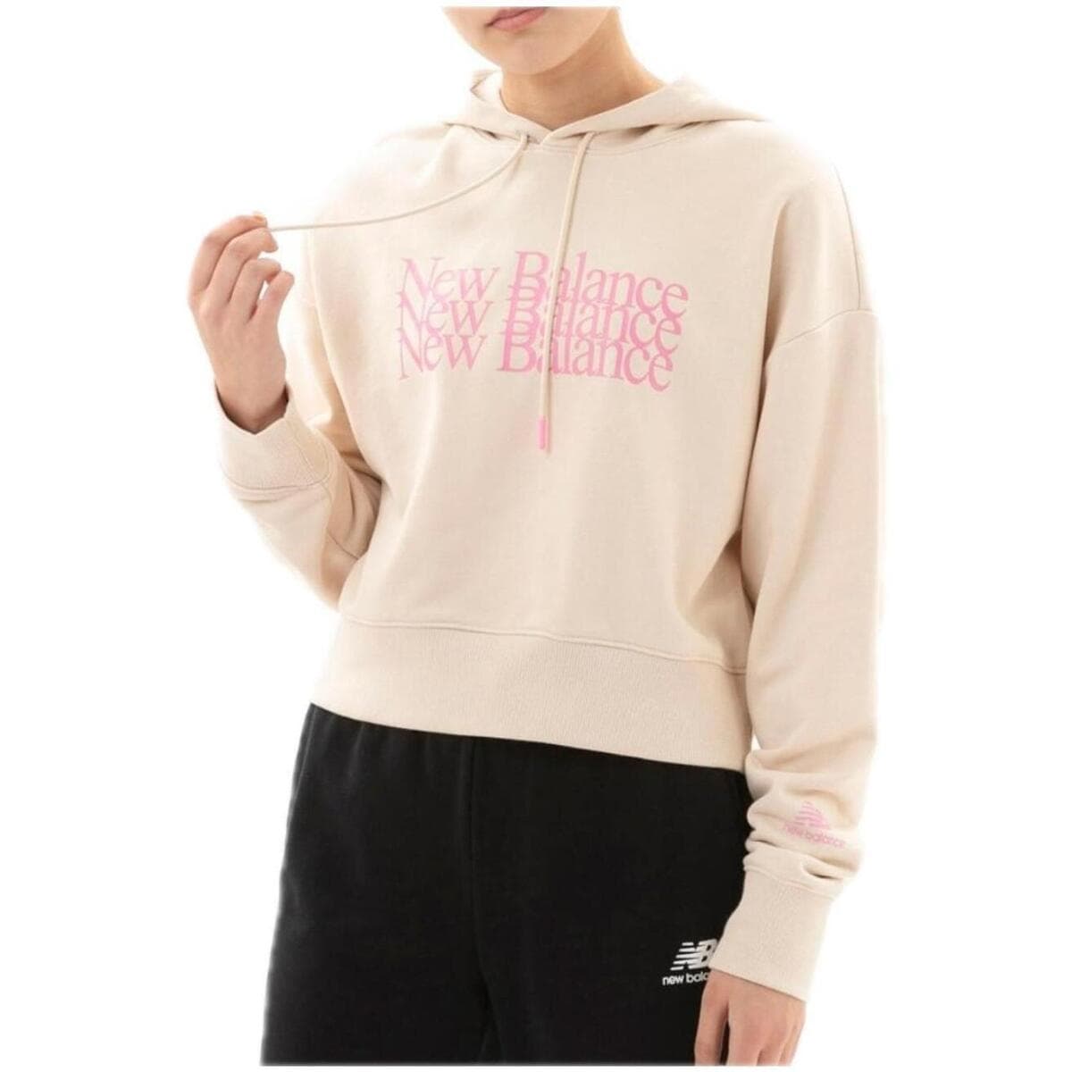 Women's Sweatshirts New Balance Beige