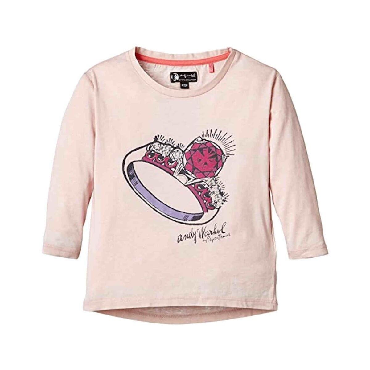 Girls' T-Shirts Pepe Jeans Pink