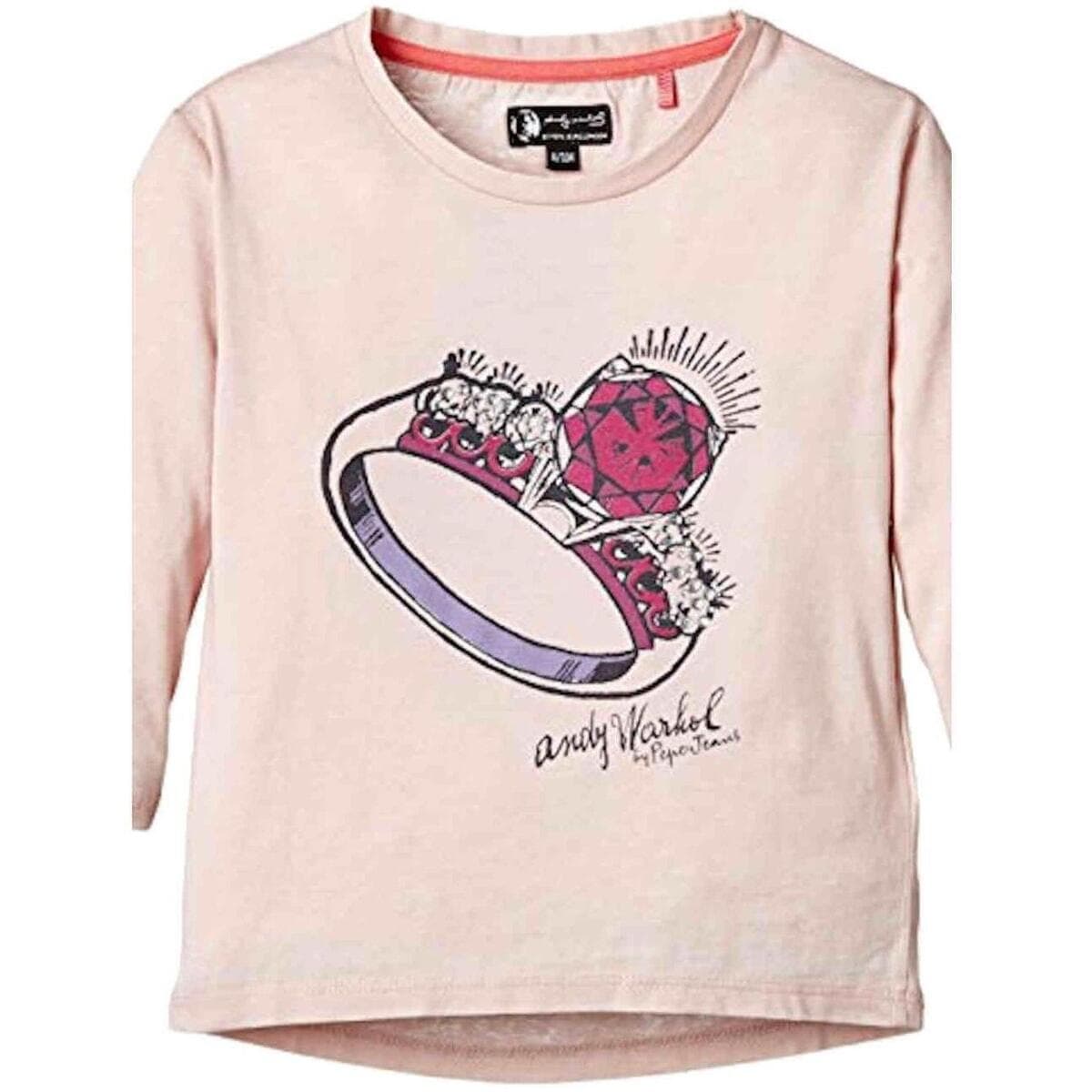 Girls' T-Shirts Pepe Jeans Pink