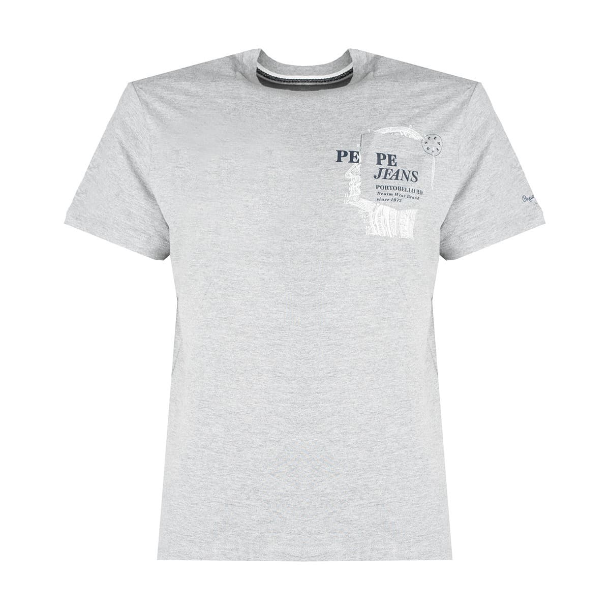 Men's T-Shirts Pepe Jeans Gray