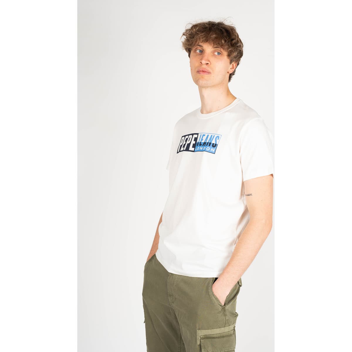 Men's T-Shirts Pepe Jeans White