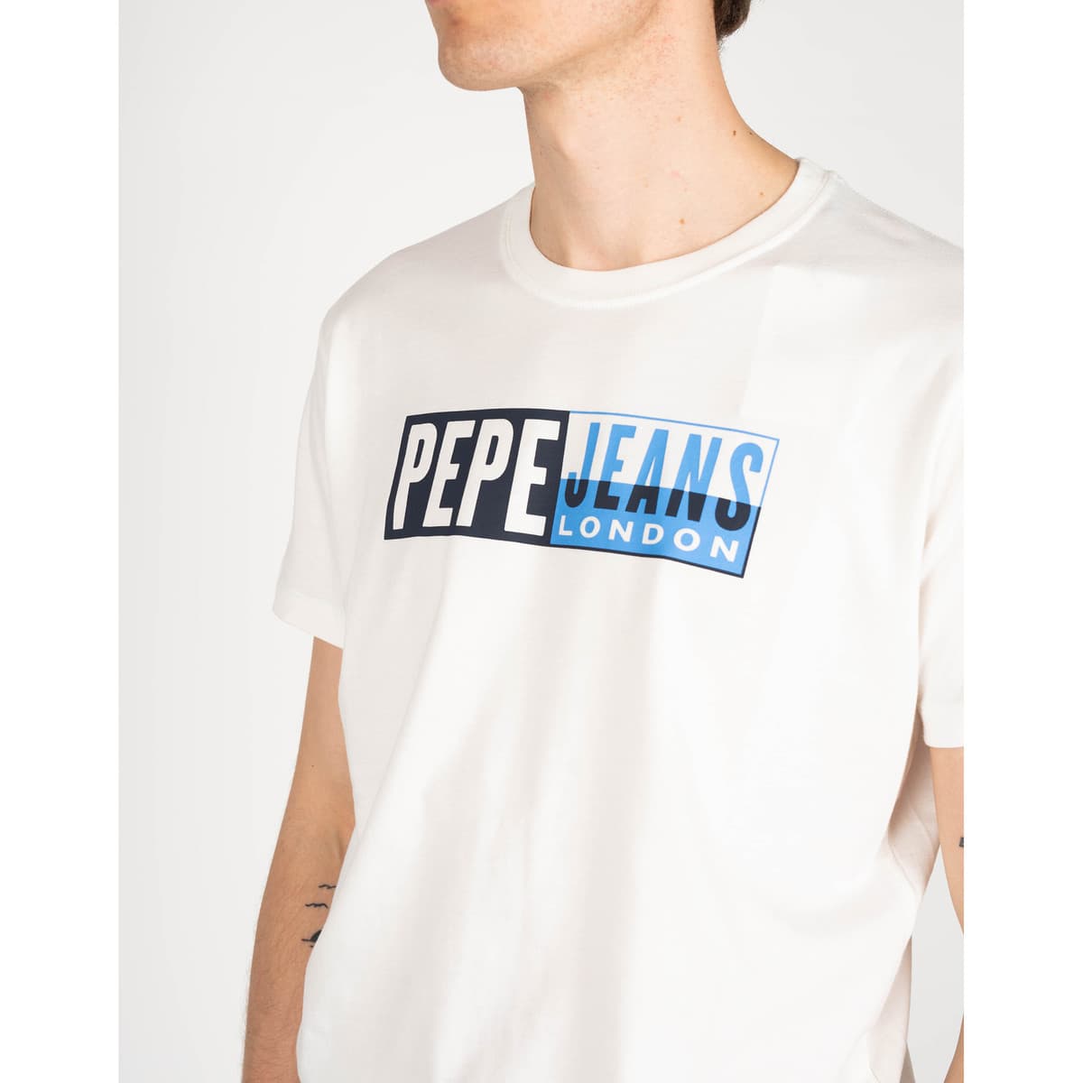 Men's T-Shirts Pepe Jeans White