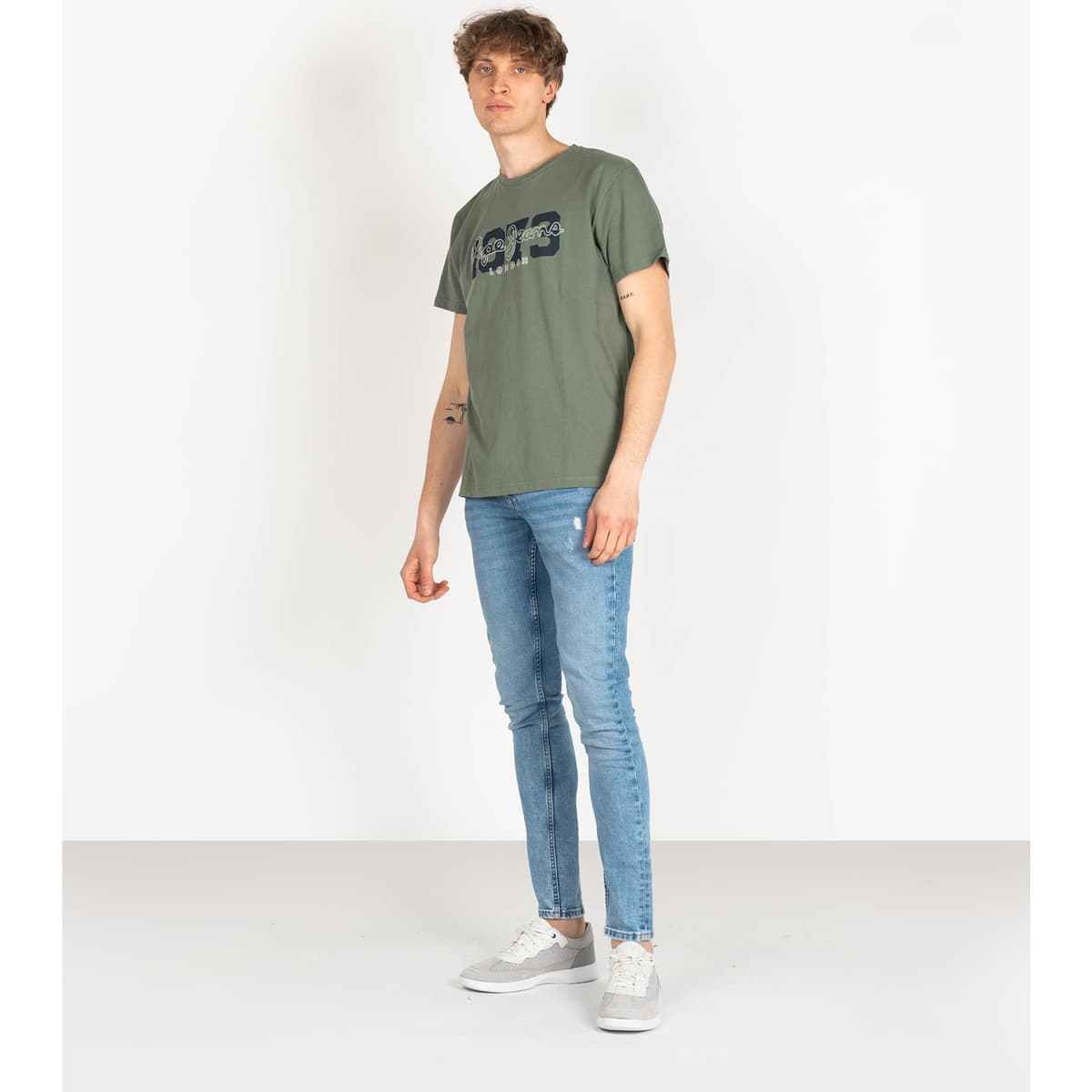 Men's T-Shirts Pepe Jeans Green