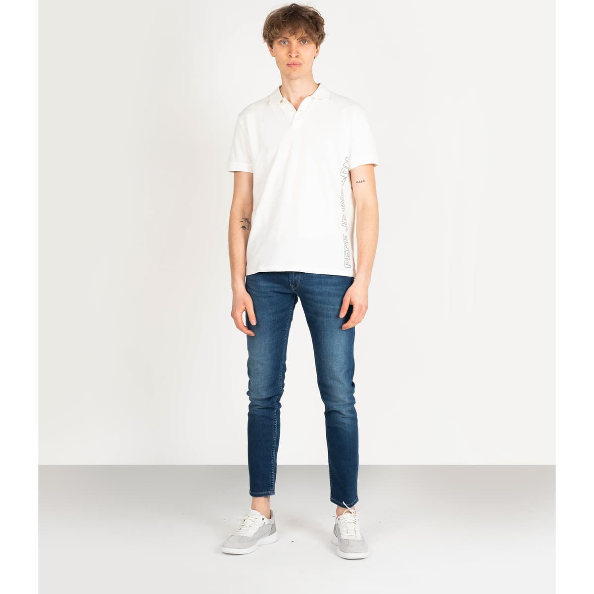 Men's Polo Shirts Pepe Jeans White