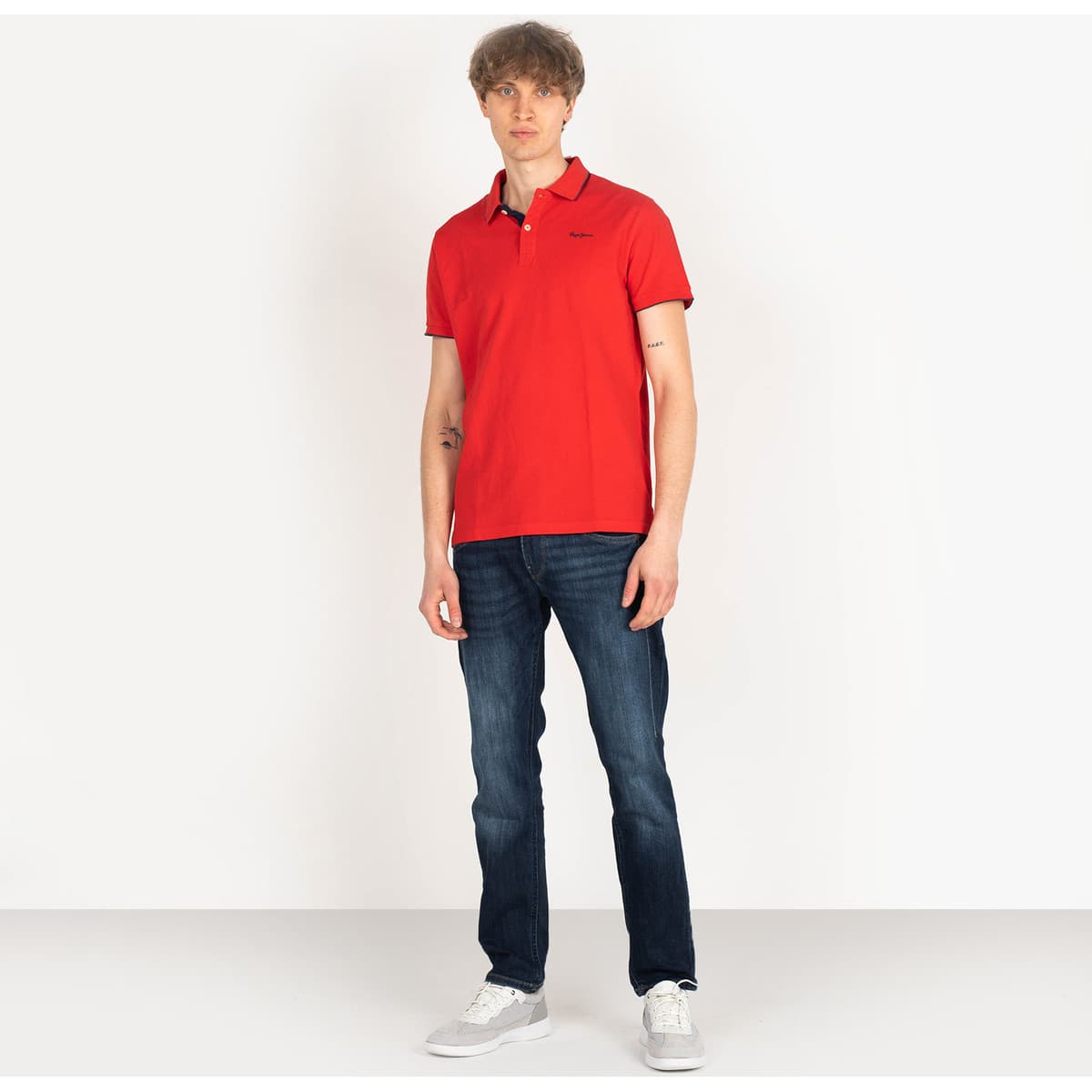 Men's Polo Shirts Pepe Jeans Red