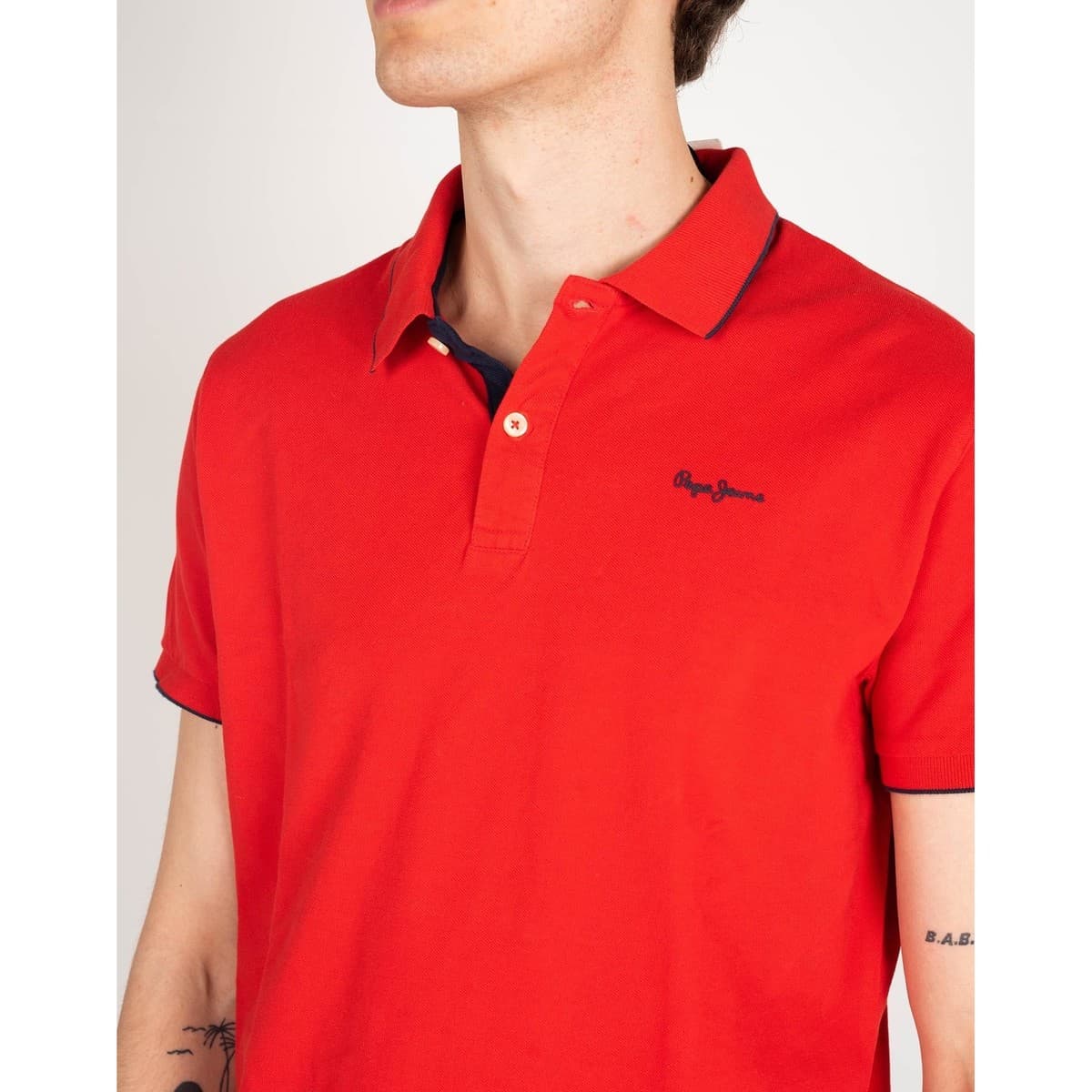 Men's Polo Shirts Pepe Jeans Red