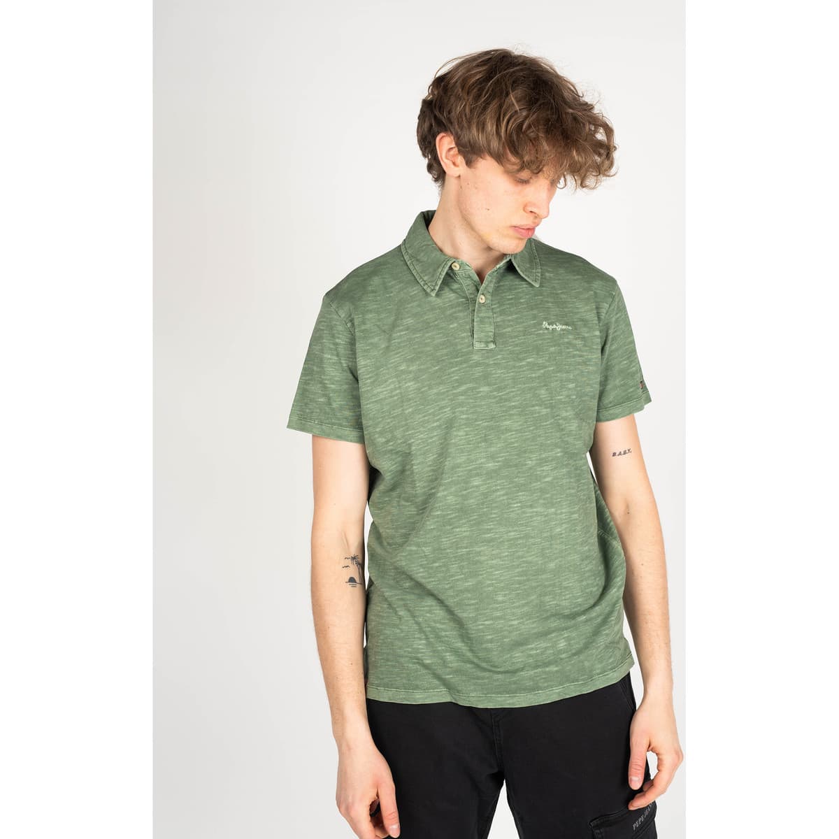 Men's Polo Shirts Pepe Jeans Green