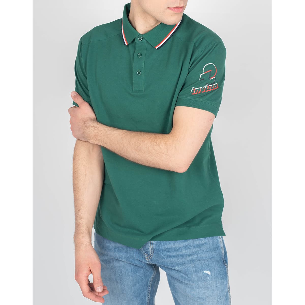 Men's Polo Shirts Invicta Green