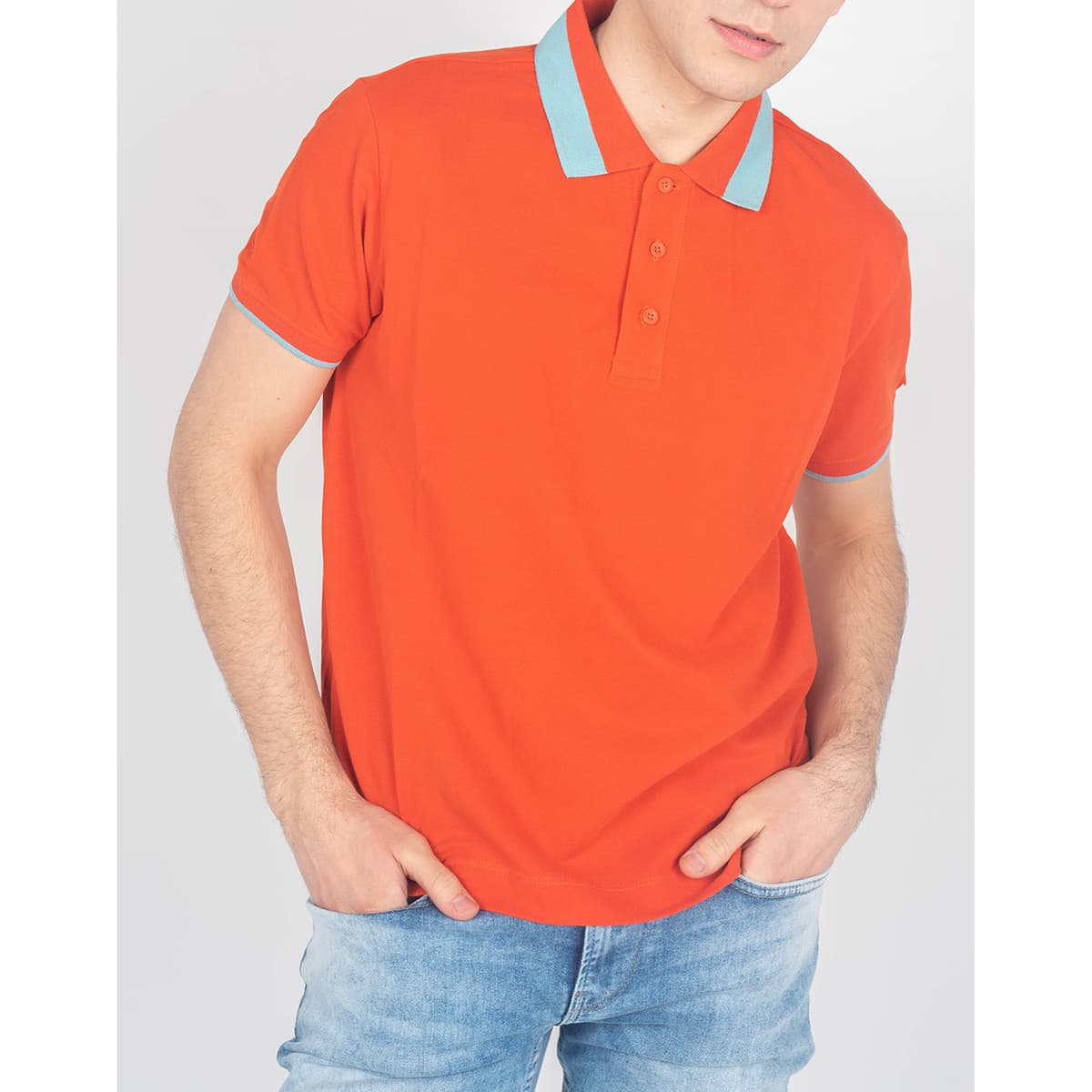 Men's Polo Shirts Invicta Orange